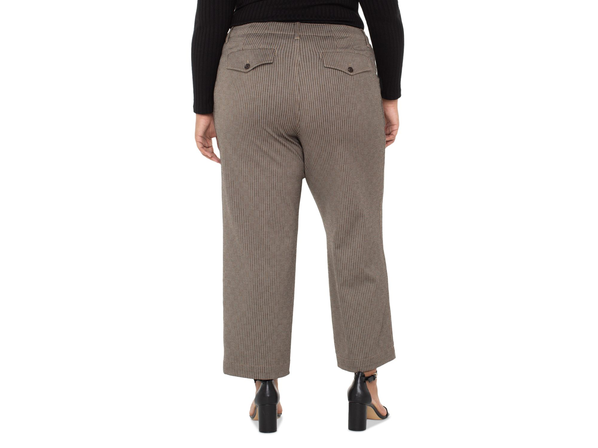 Cropped Wide Leg Pants — Image 4
