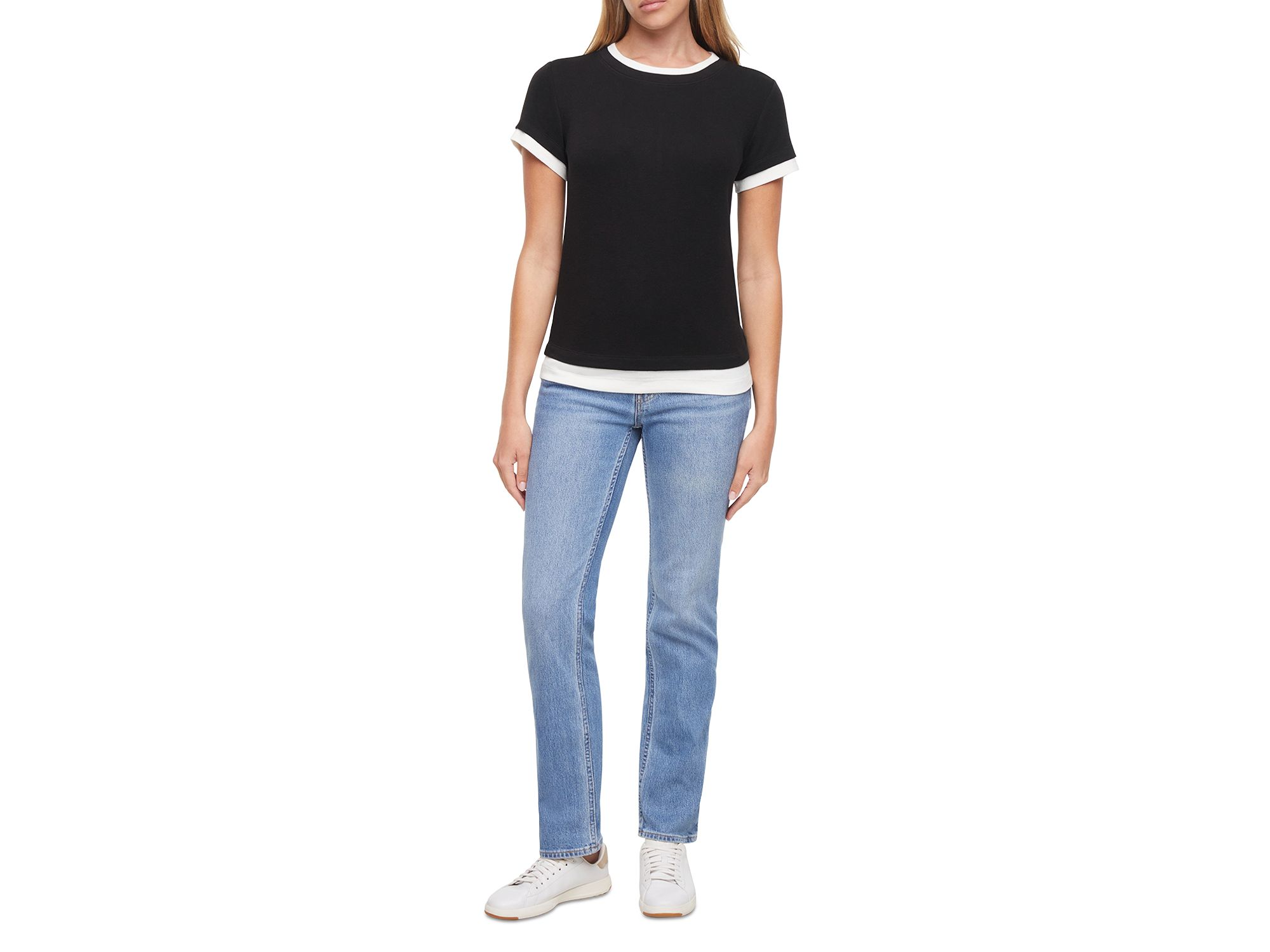 Veronica Layered Short Sleeve Tee — Image 5