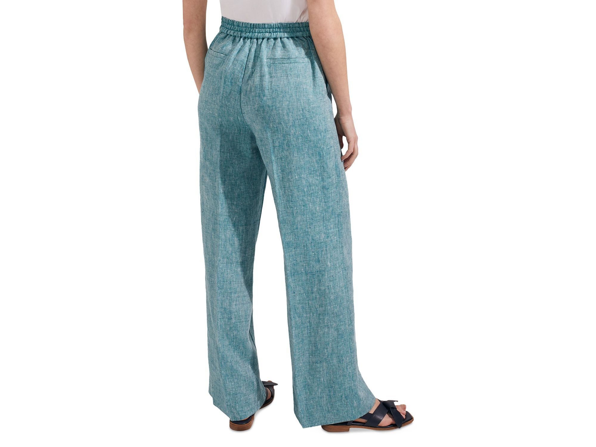 Mirabel Linen Wide Leg Pants — Image 3