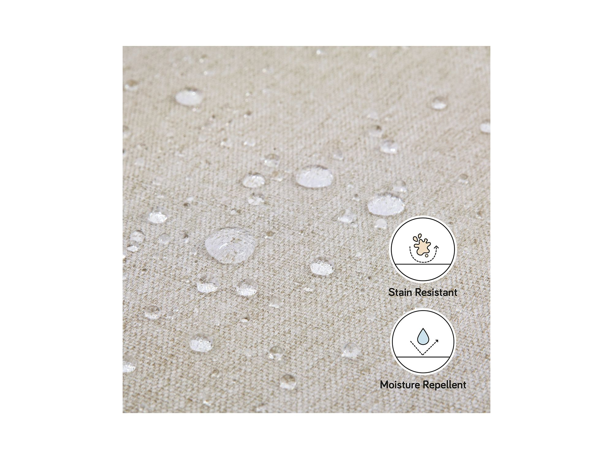 Cali Storage Ottoman in Eco Performance Fabric with USB port | Water Repellent & Stain Resistant — Image 3