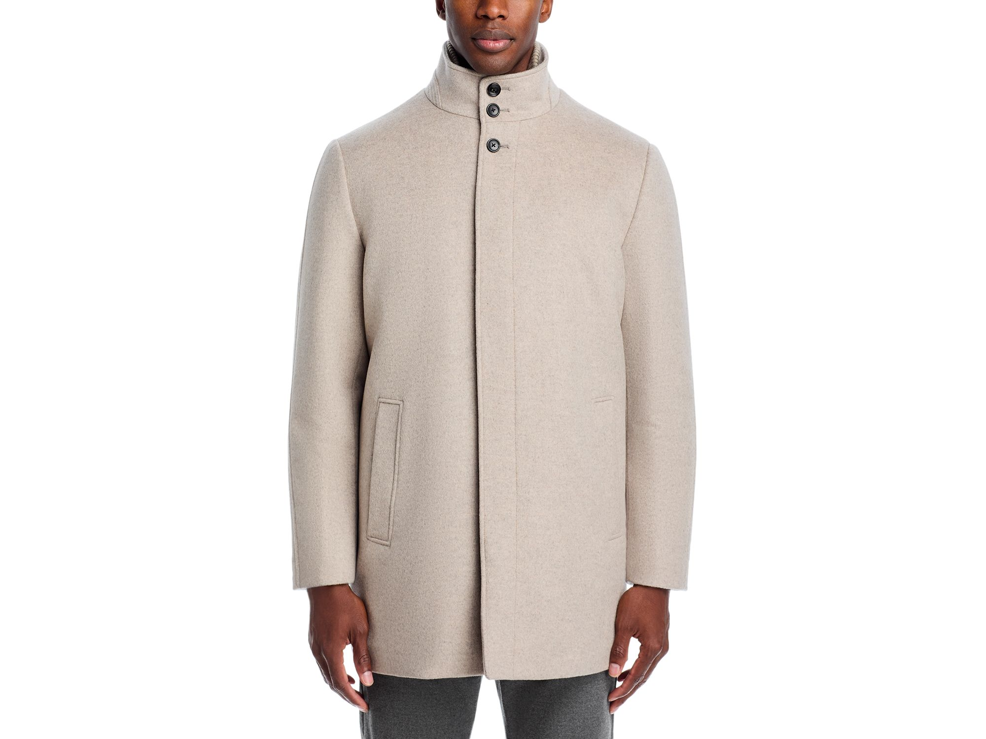 Mont Royal Wool & Cashmere Regular Fit Car Coat — Image 4