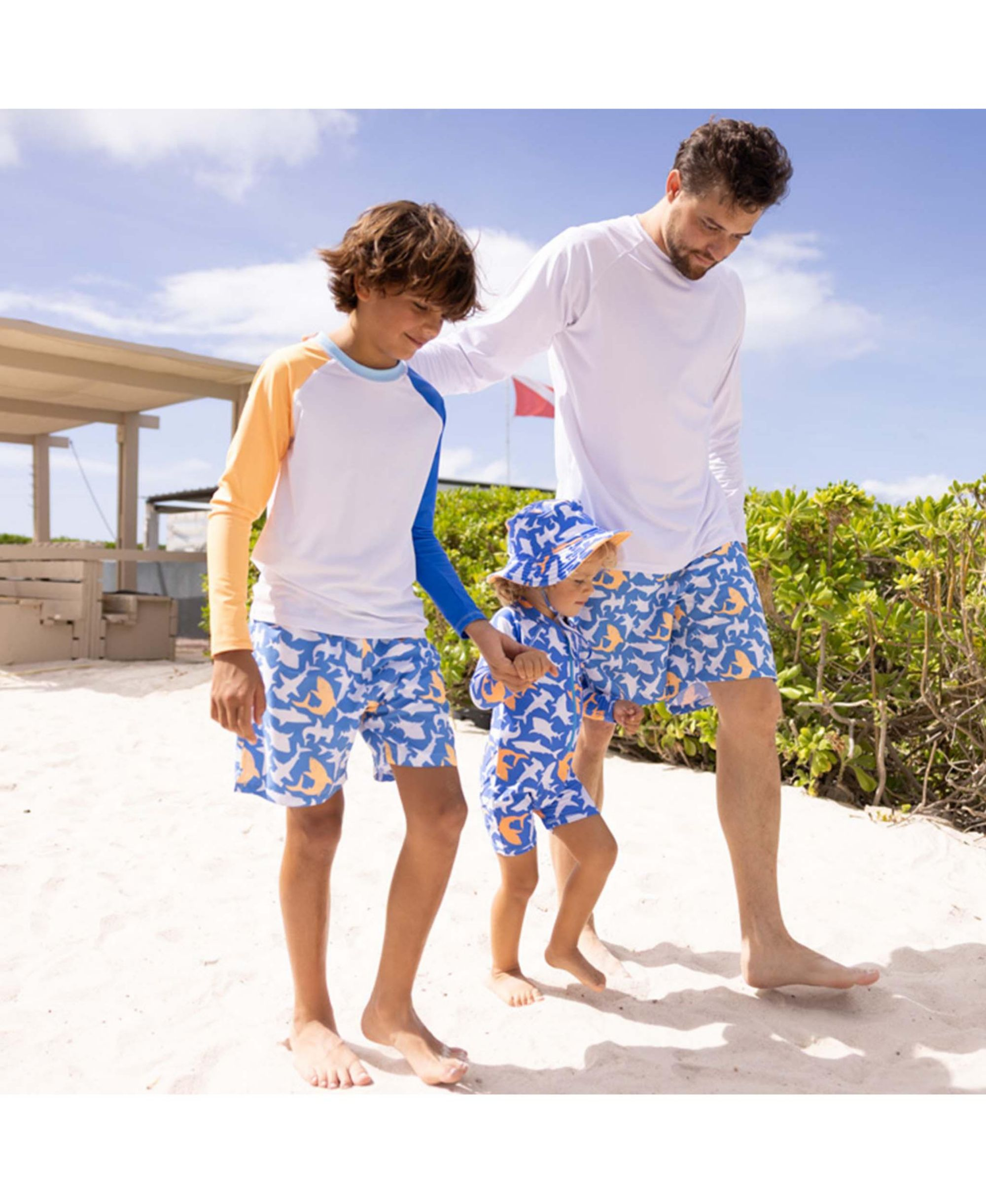 Boys' Blue Papaya LS Rash Top - Little Kid, Big Kid — Image 3