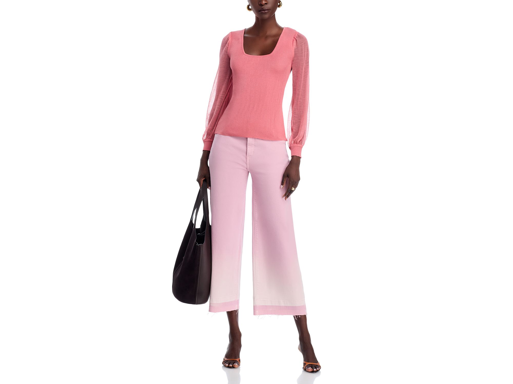 Sheer Sleeve Sweater — Image 4