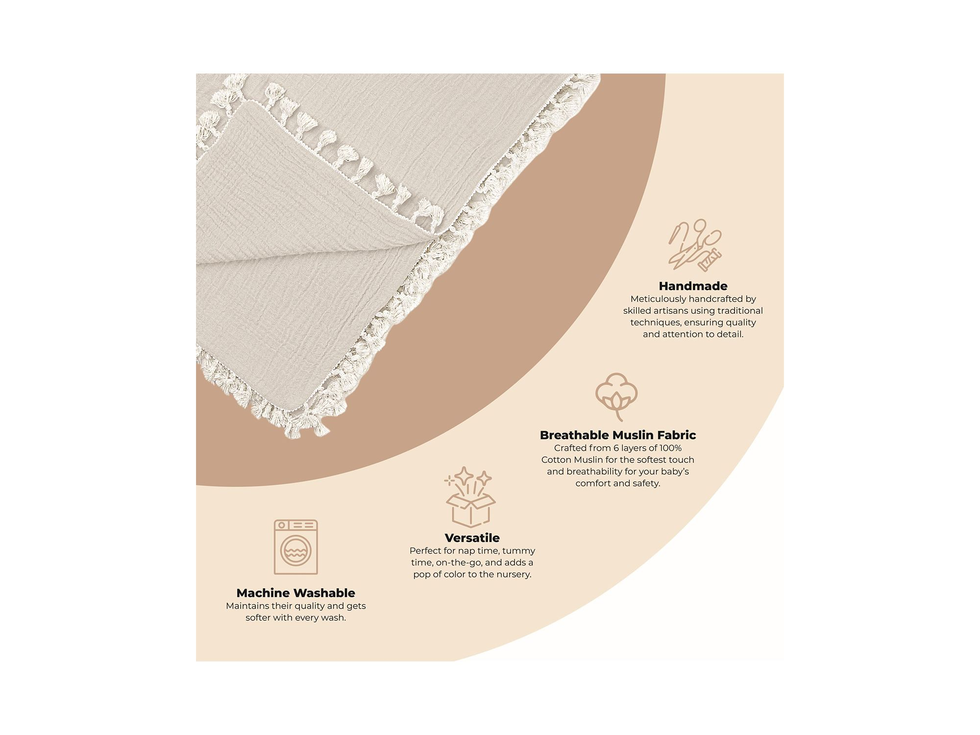 6 Layer Muslin Blanket — Image 5