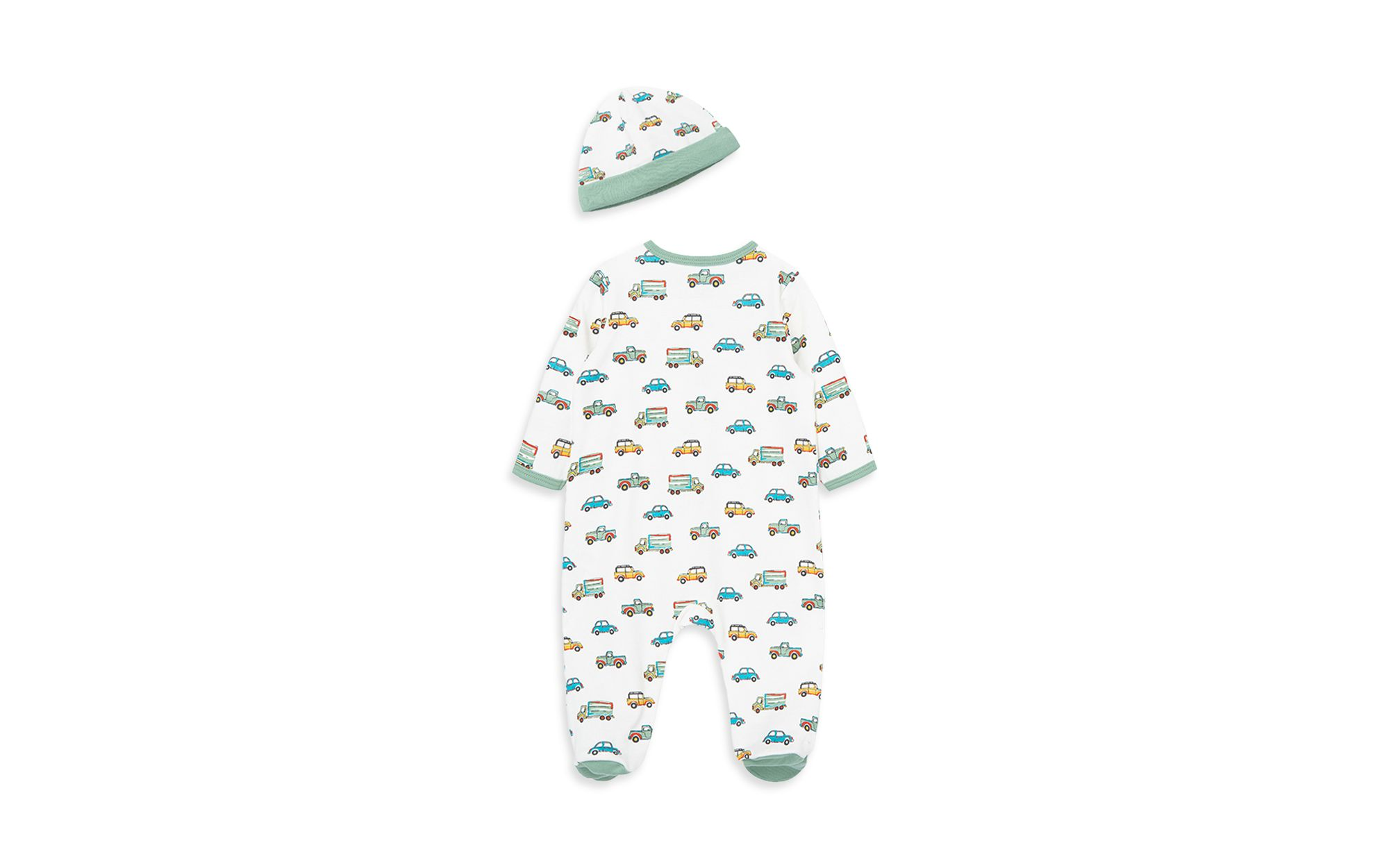 Boys' On the Go Footie & Hat Set - Baby — Image 3