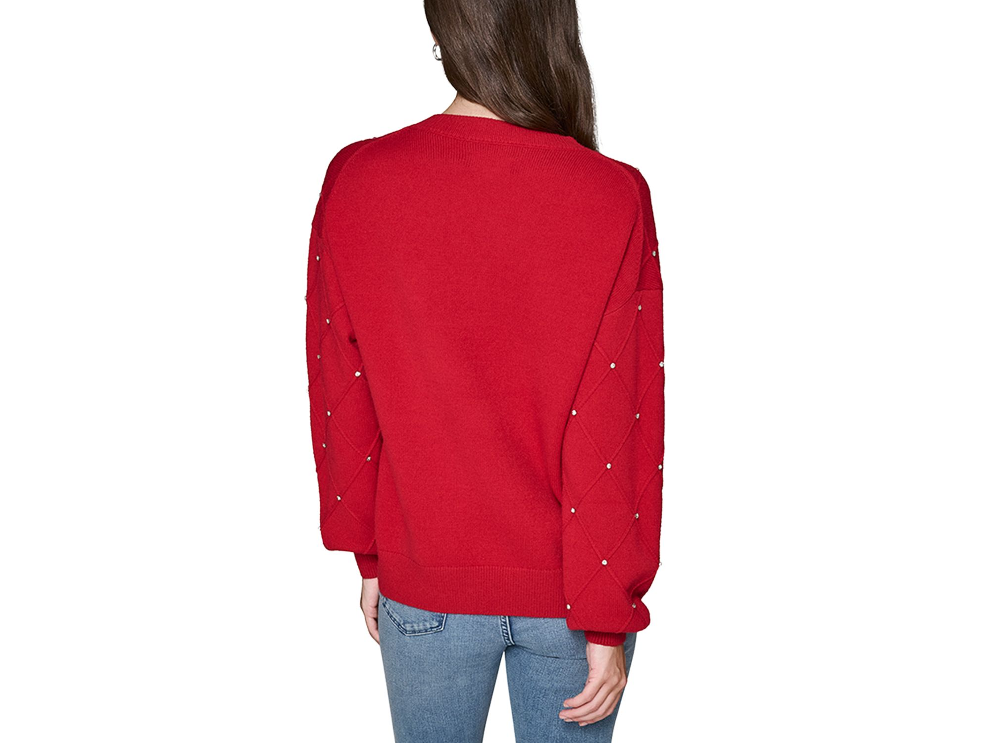 Embellished V-Neck Sweater — Image 3