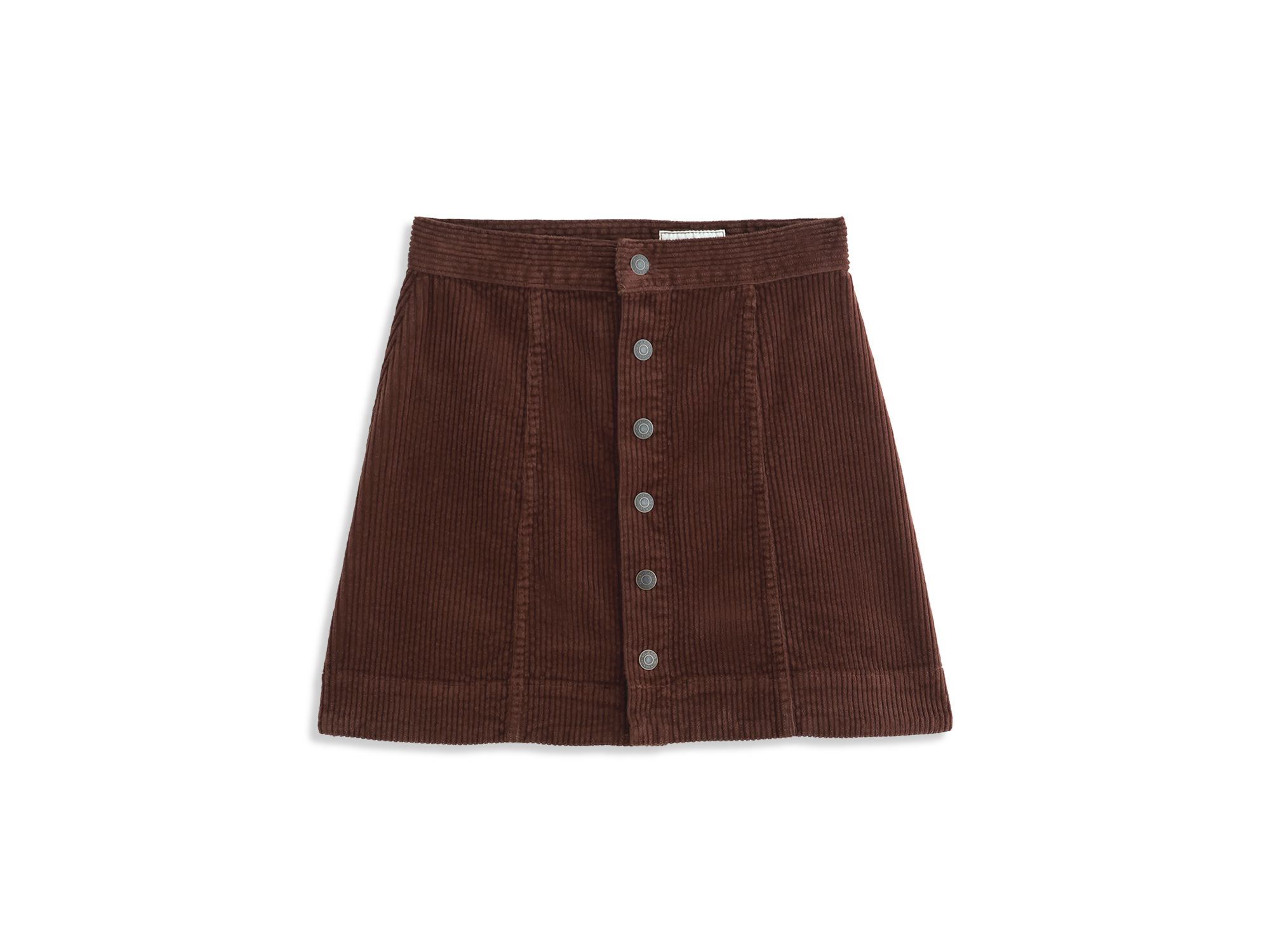 Evie Corduroy A Line Mini Skirt — Image 4