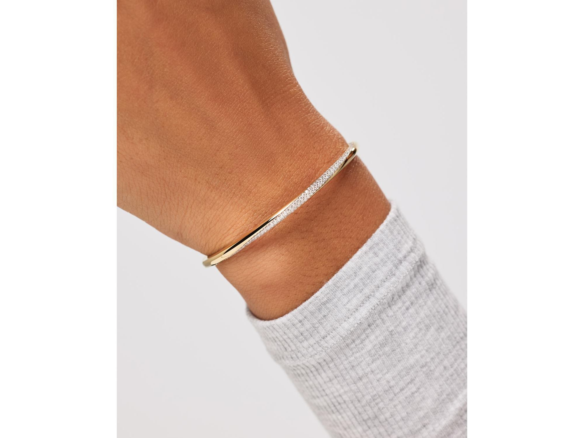 Kira Gold Bangle Bracelet — Image 4