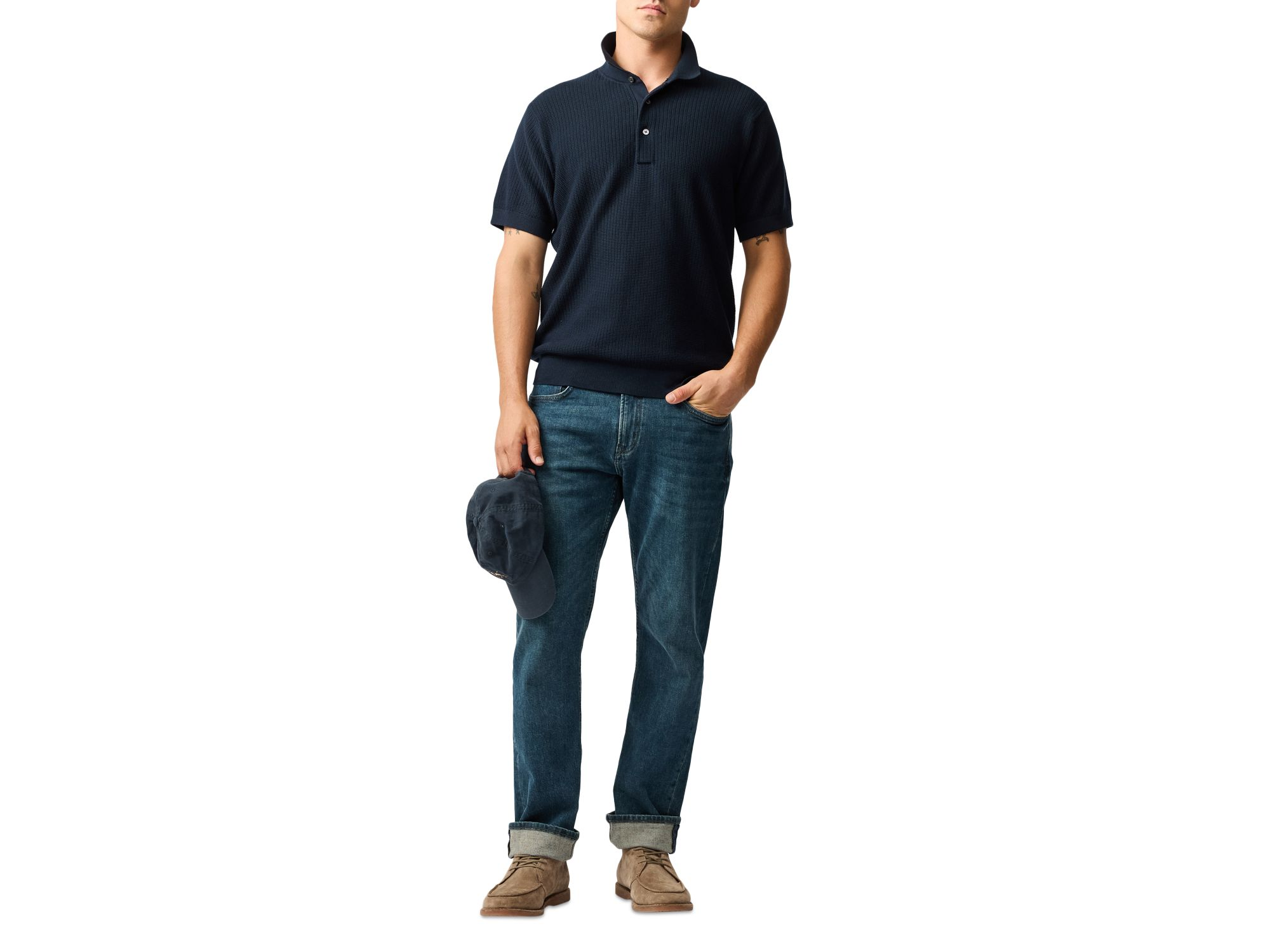 Forbes Textured Polo Shirt — Image 4