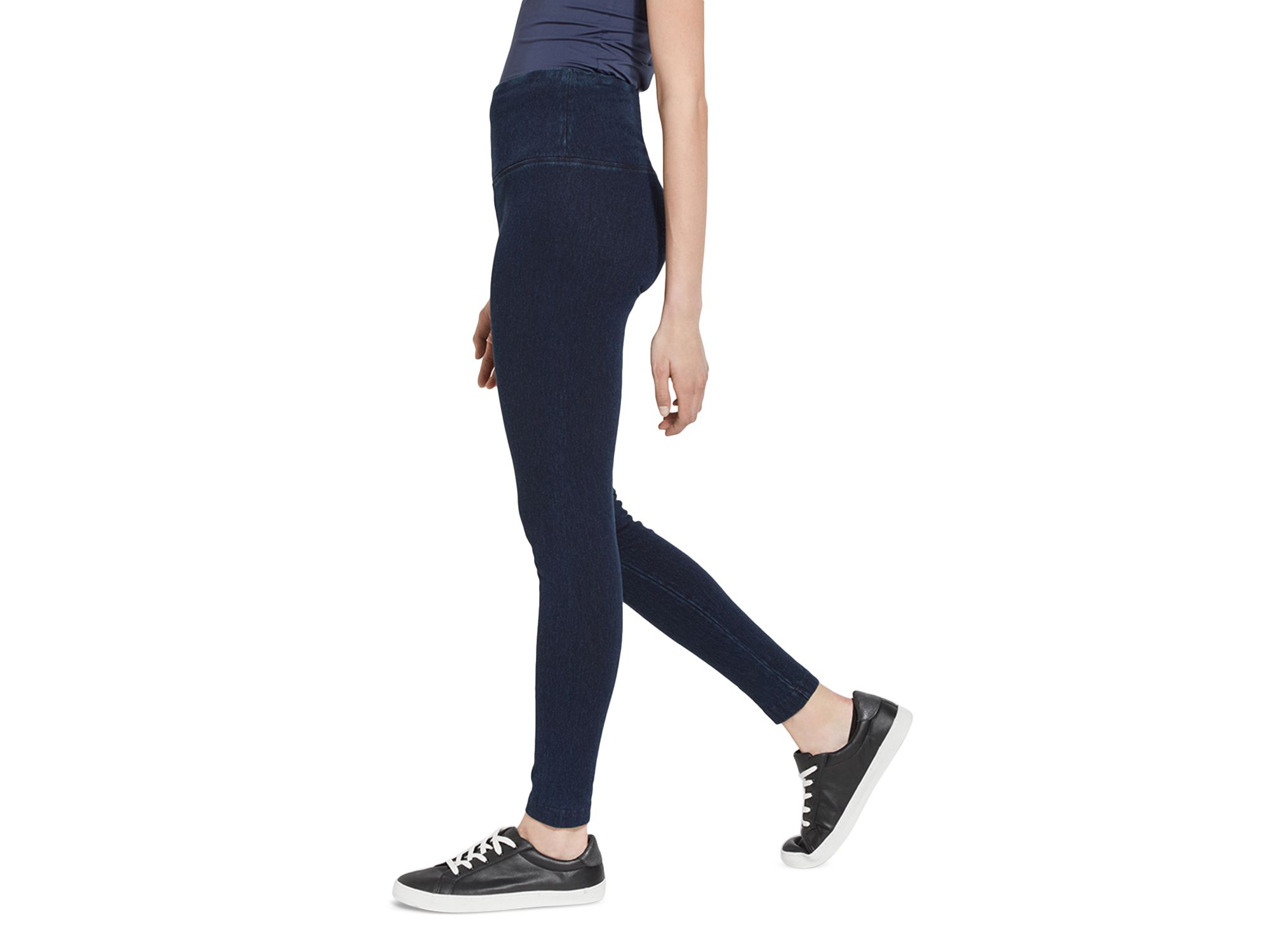 High Waist Denim Leggings — Image 4