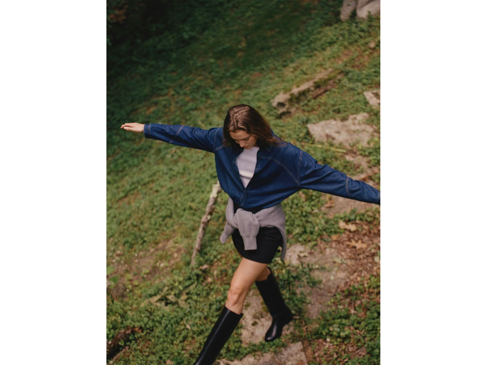Azra Twill Mini Skirt — Image 3
