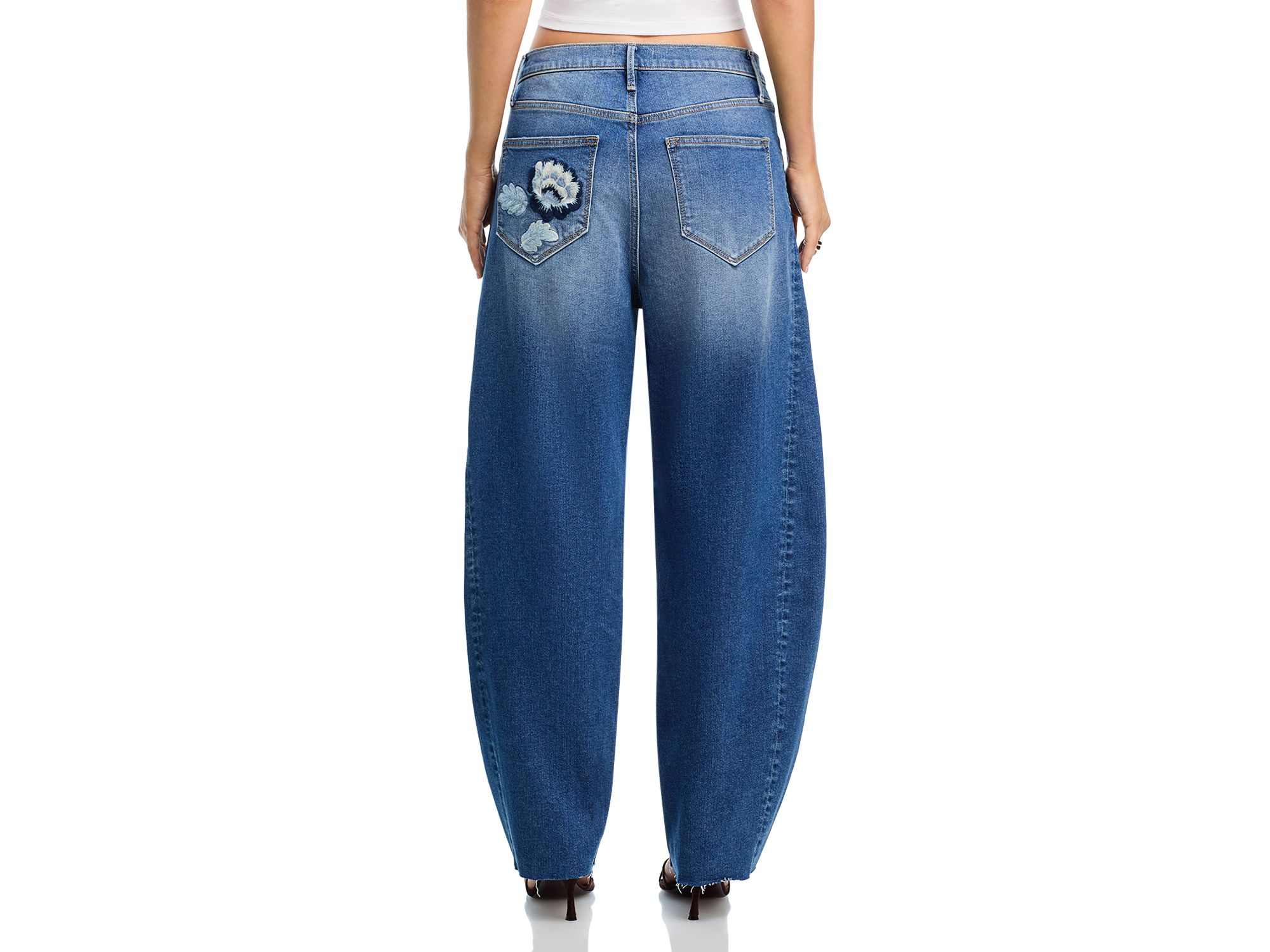 Parker Barrel X Floral Foliage in Medium Wash — Image 3