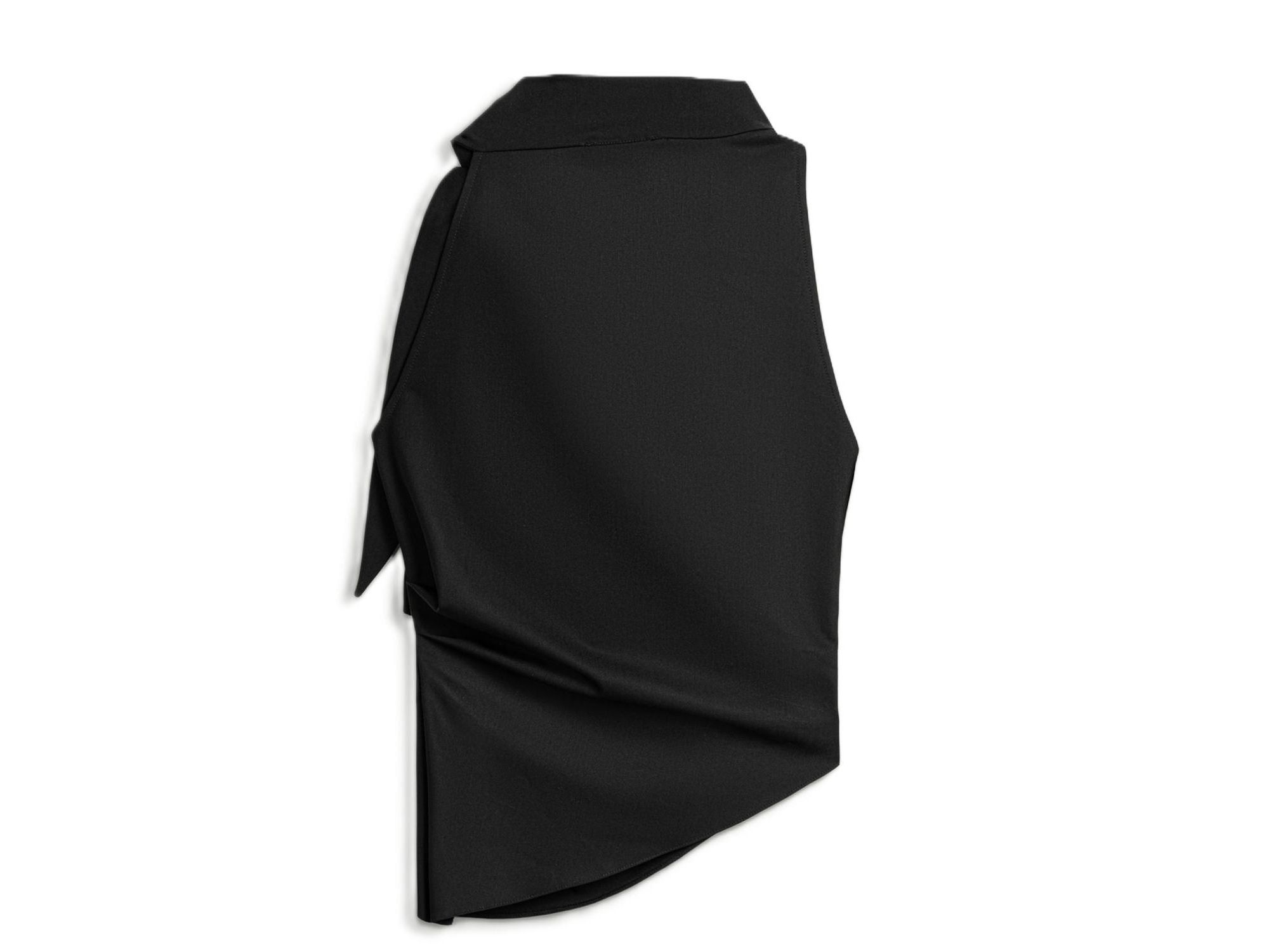 Asymmetric Buckle-Detail Blouse — Image 9
