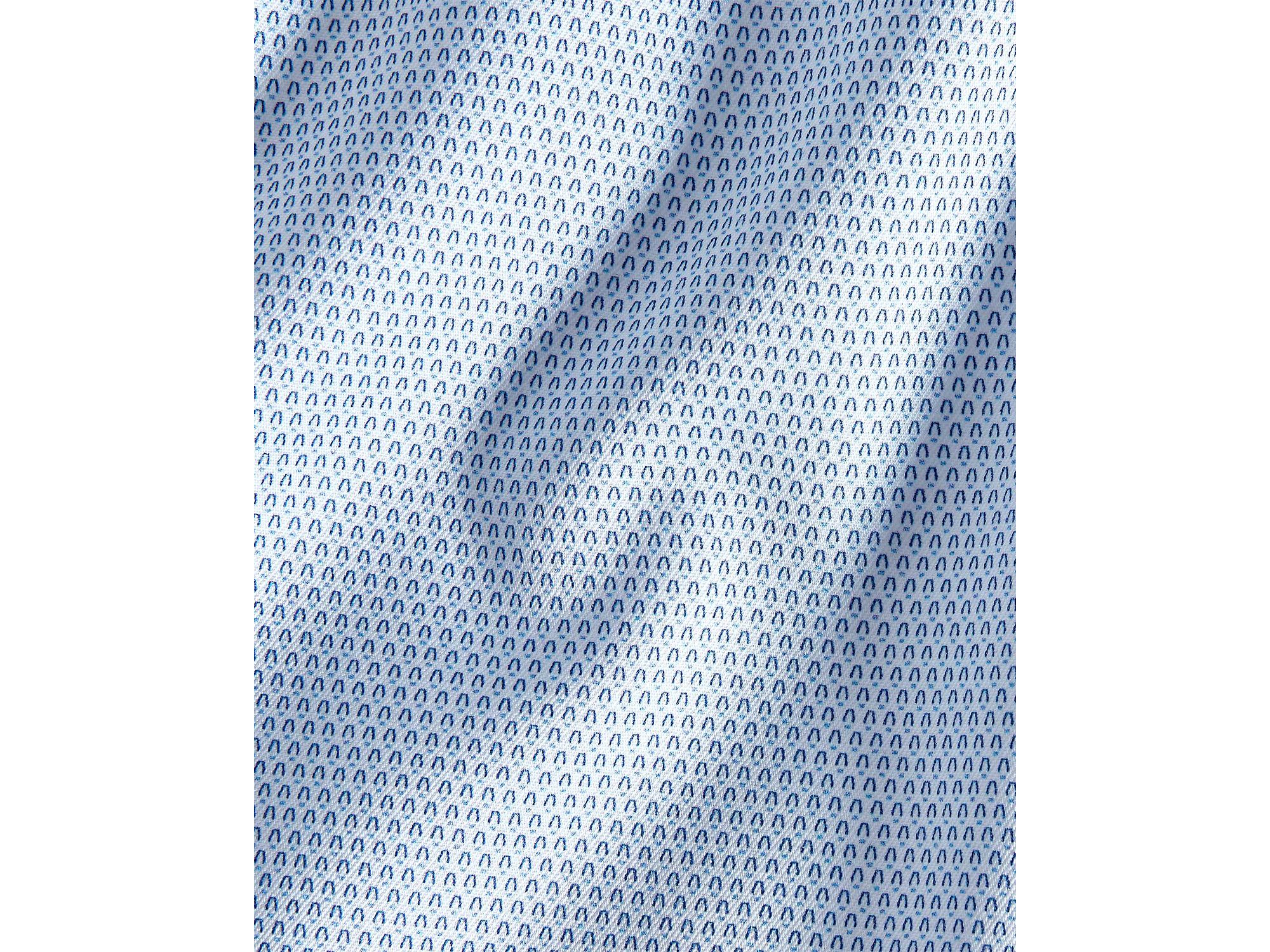 Slim Fit Micro Print Dress Shirt — Image 3