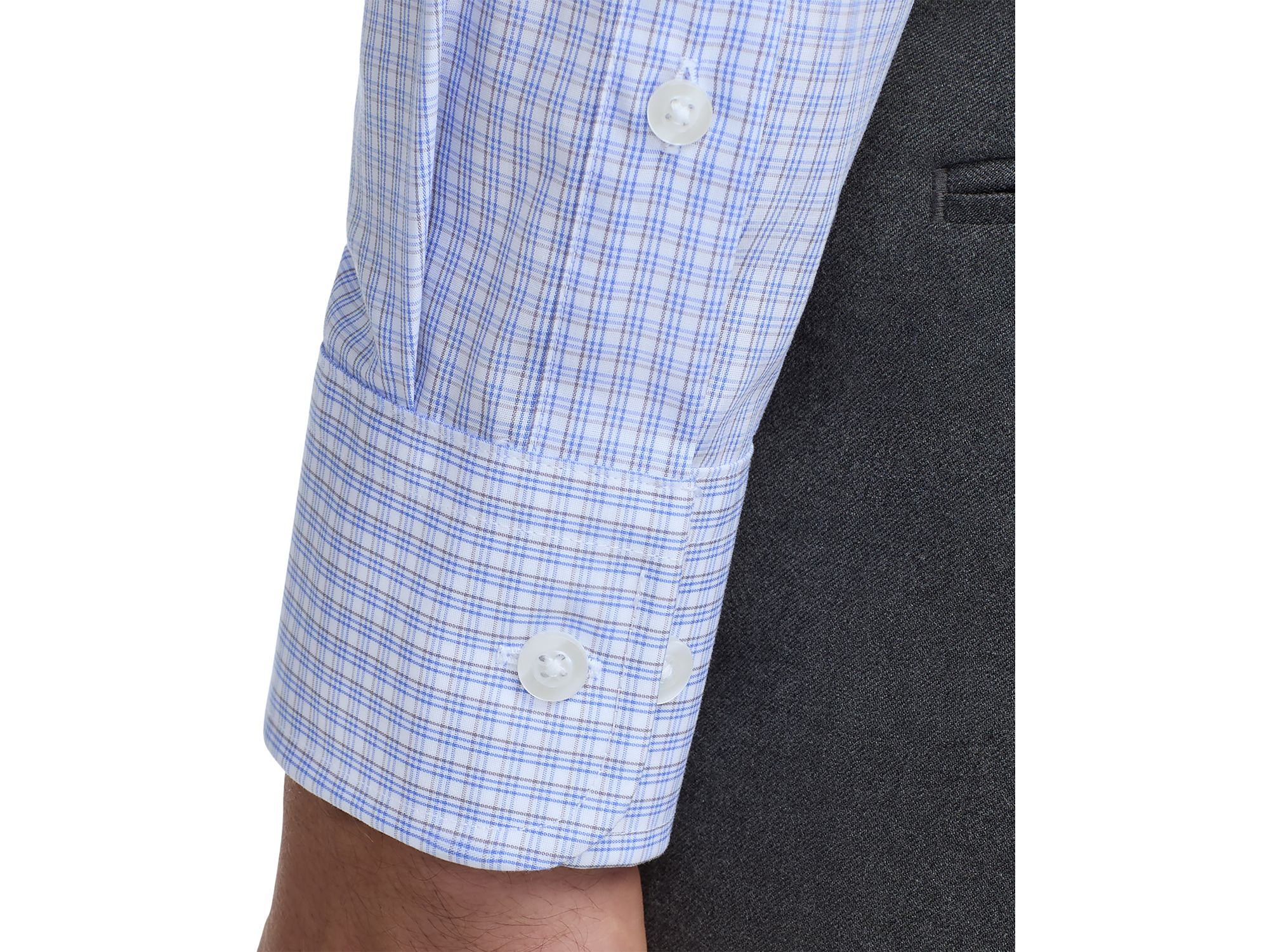 Regular Fit Stretch Dress Shirt - Exclusive — Image 3