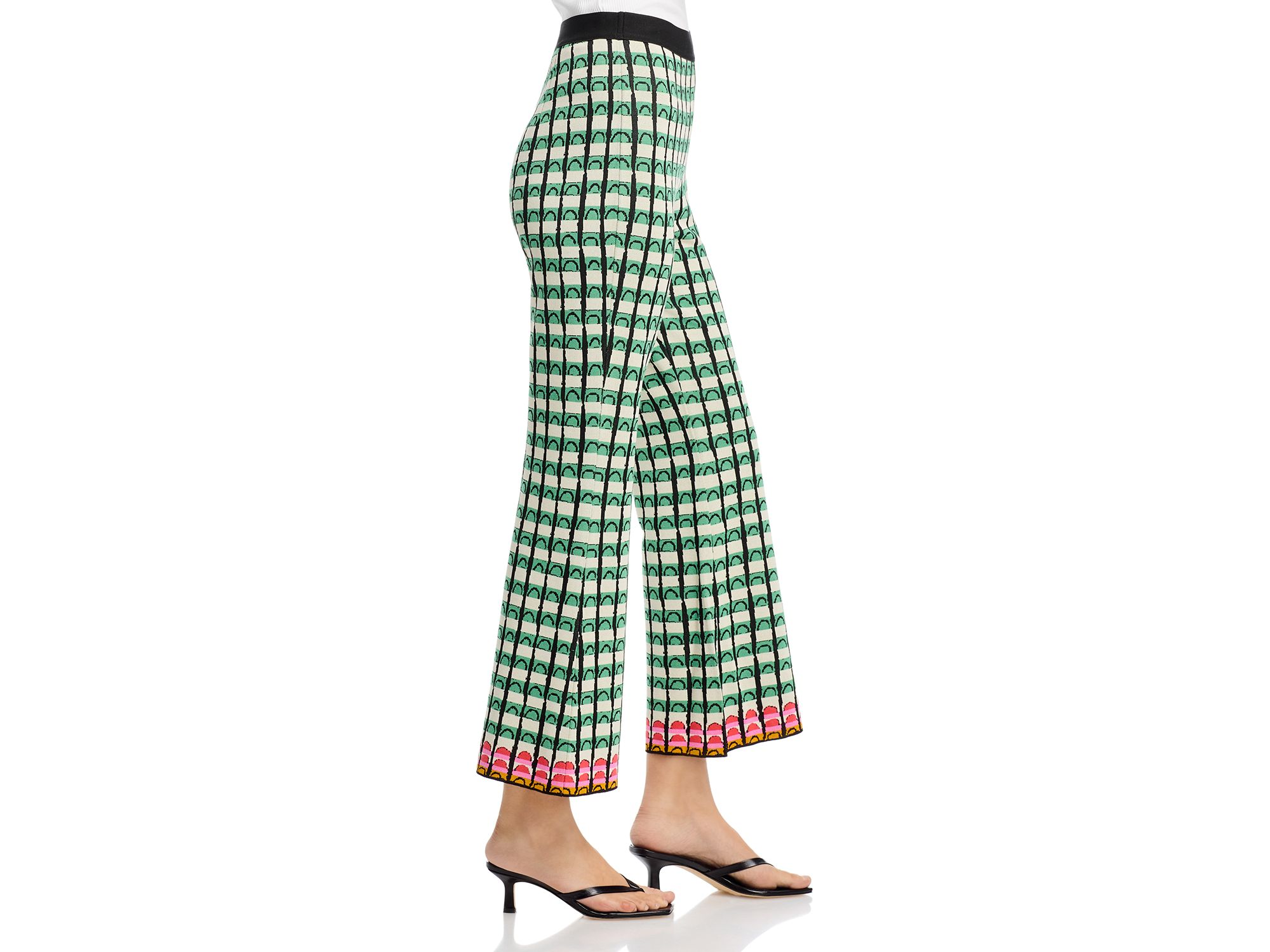 Plaid Knit Pants — Image 7