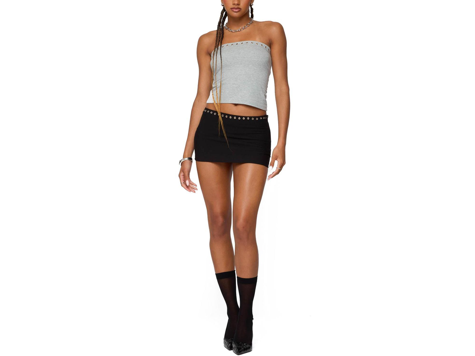Jaxie Grommet Mini Skort — Image 3