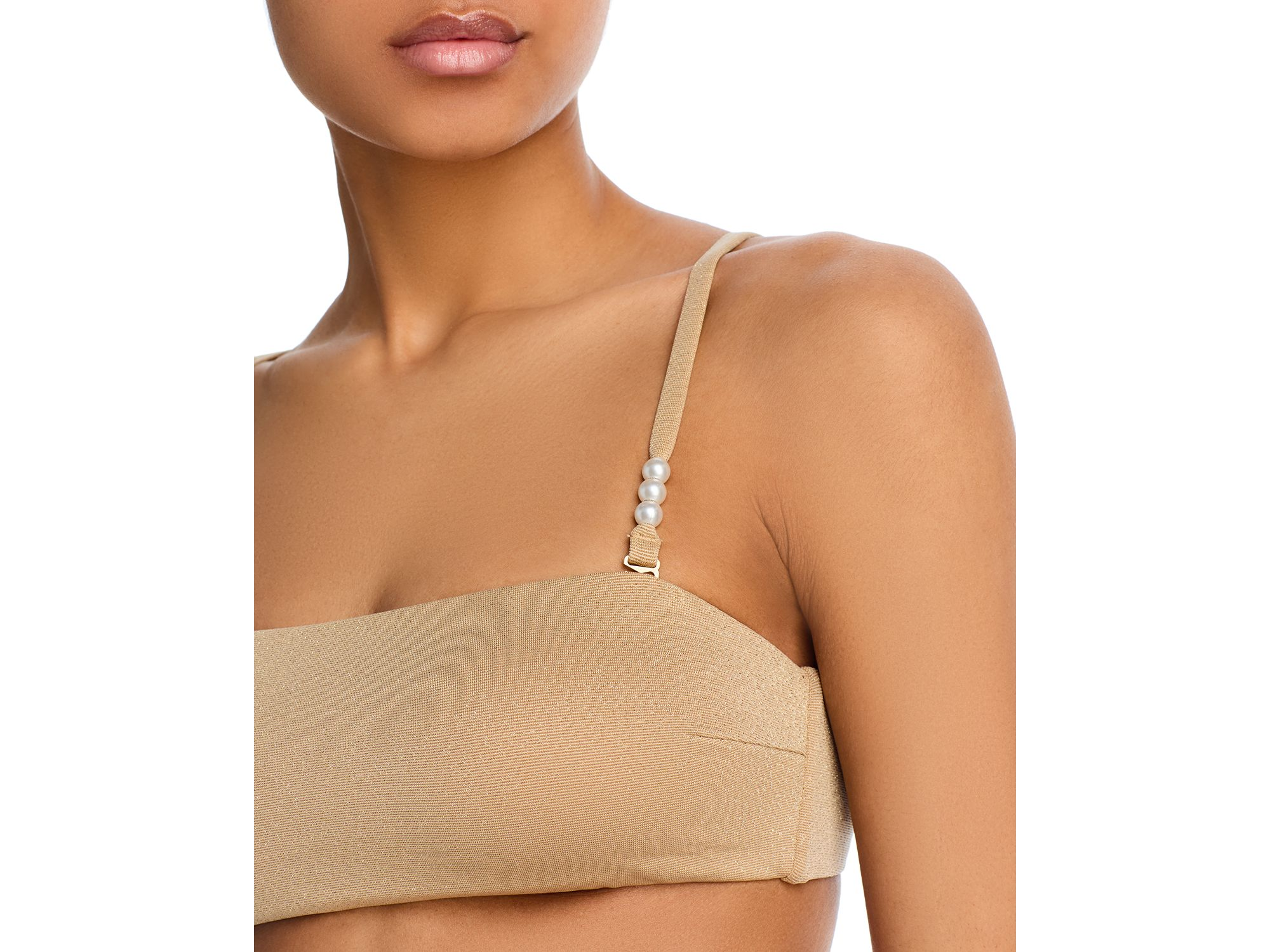 Bandeau Bikini Top & Strappy Bottoms - Exclusive — Image 5