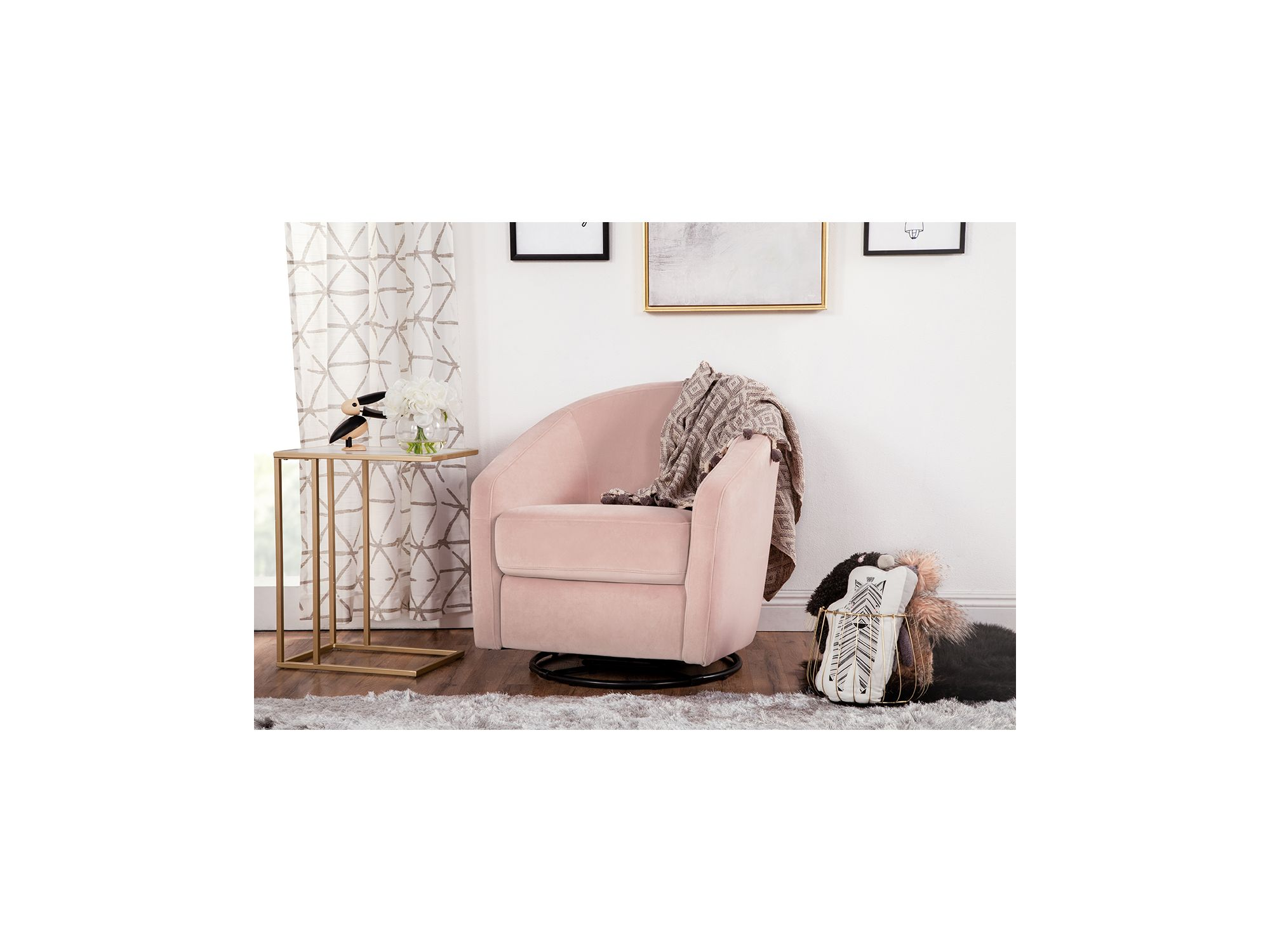 Madison Velvet Glider — Image 6