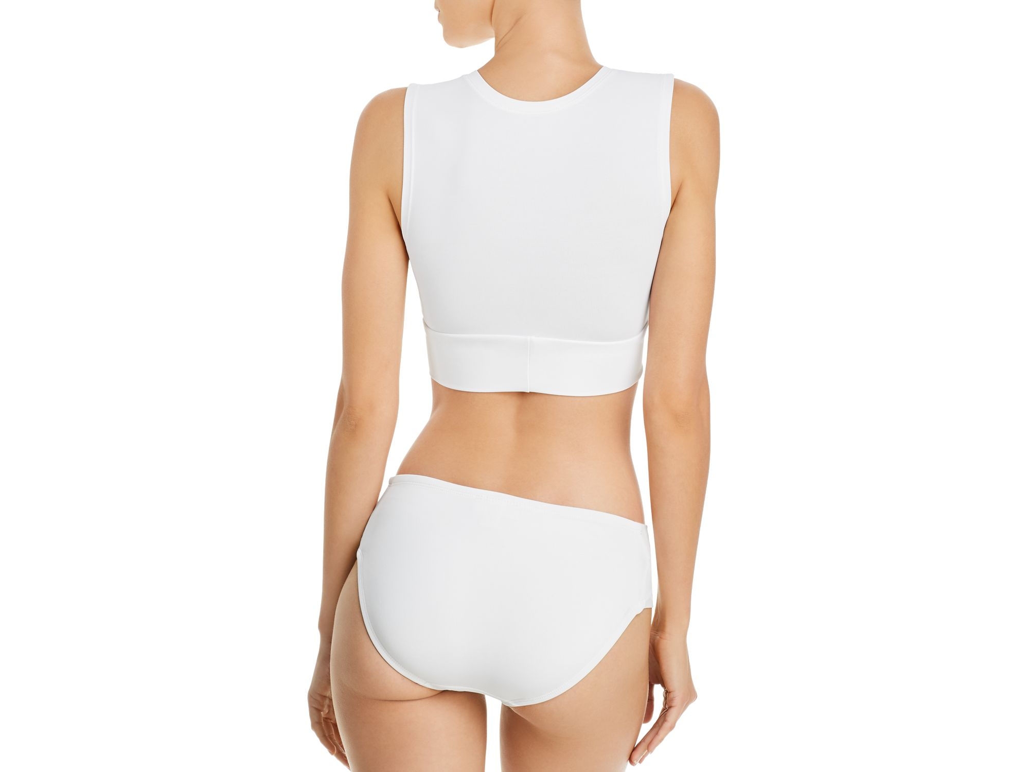 Ava Solid Twist-Front Bikini Bottom — Image 4