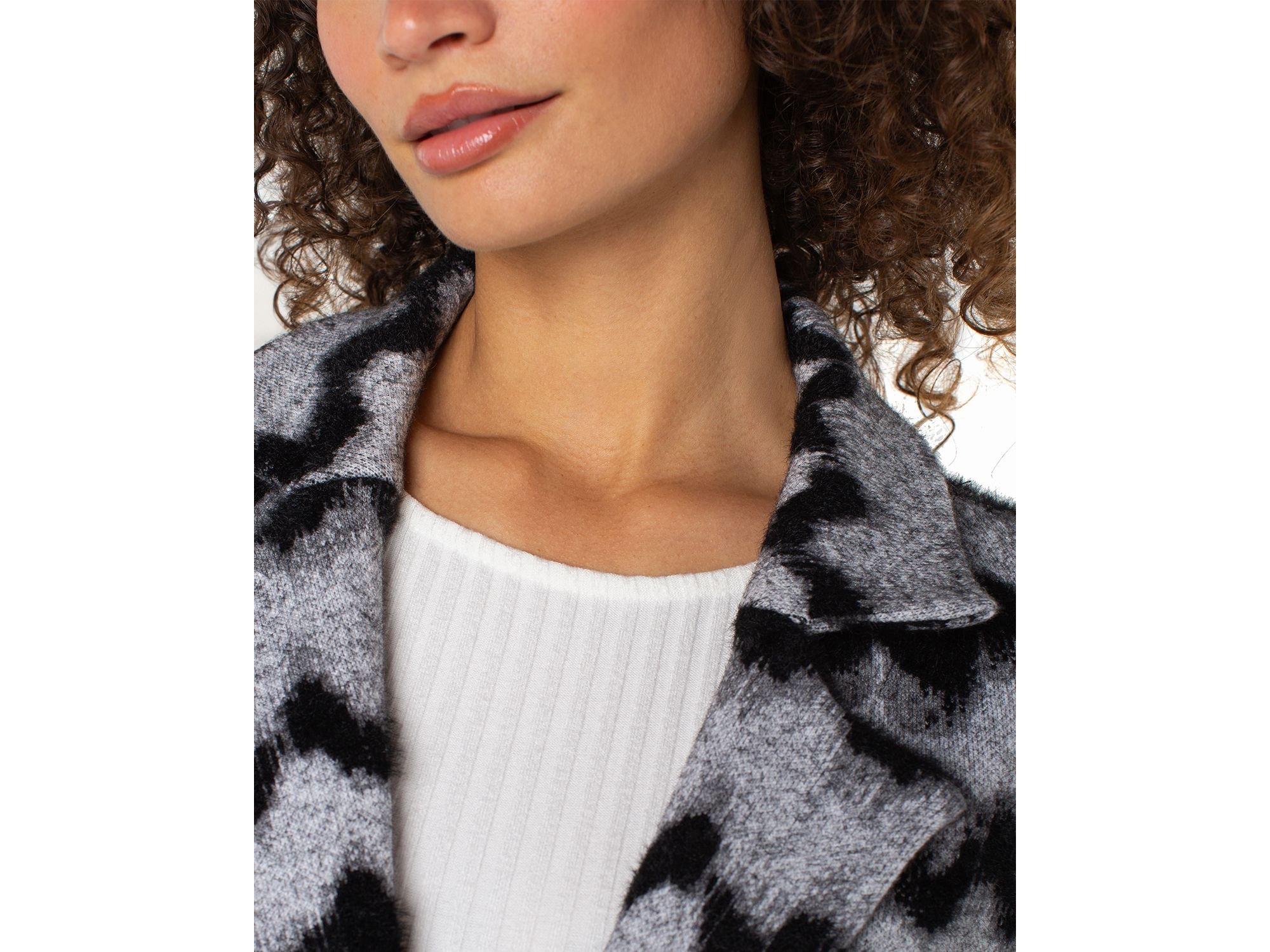 Open Front Sweater Coat — Image 3