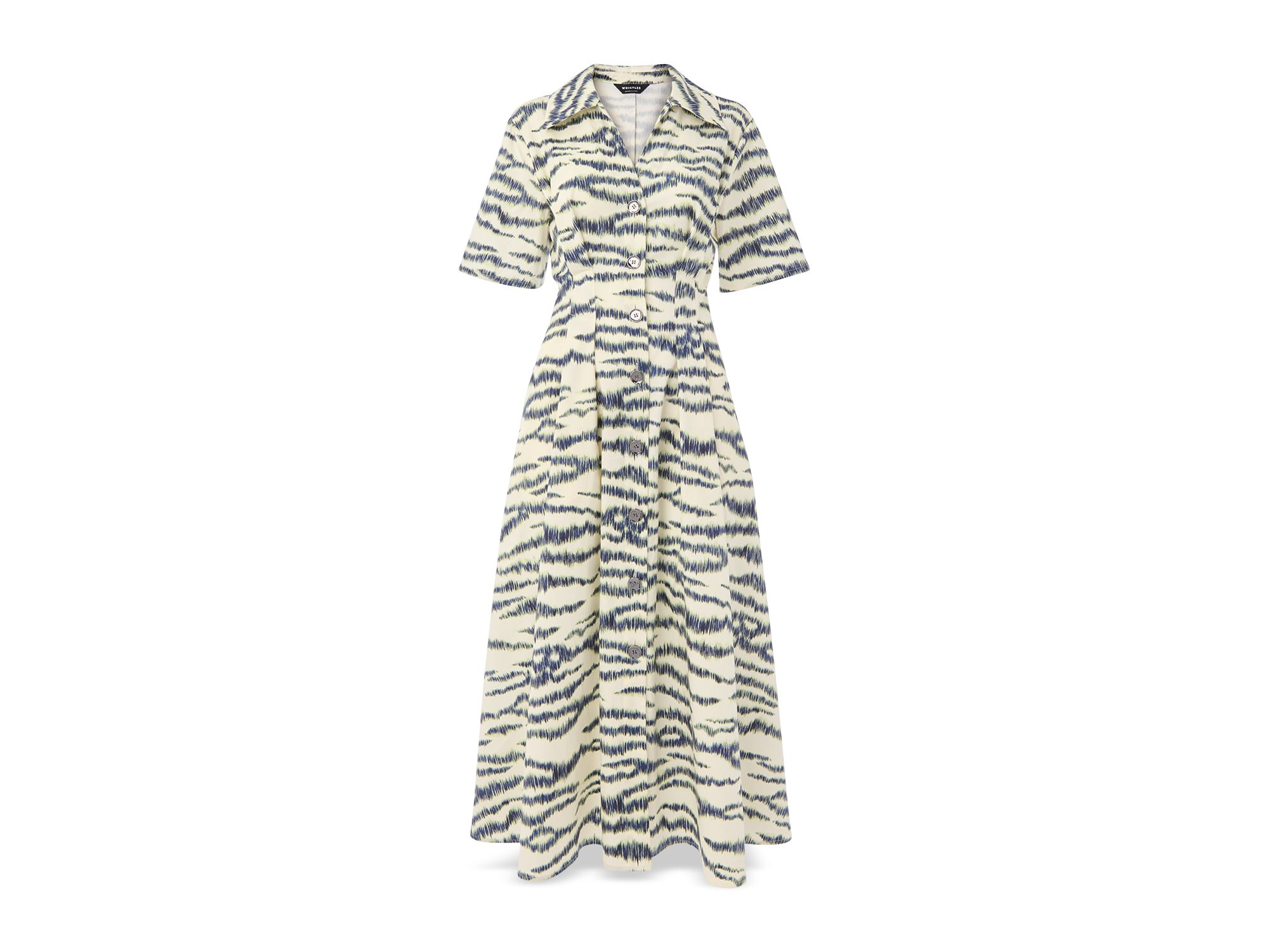 Feathered Tiger Midi Dress — Image 5