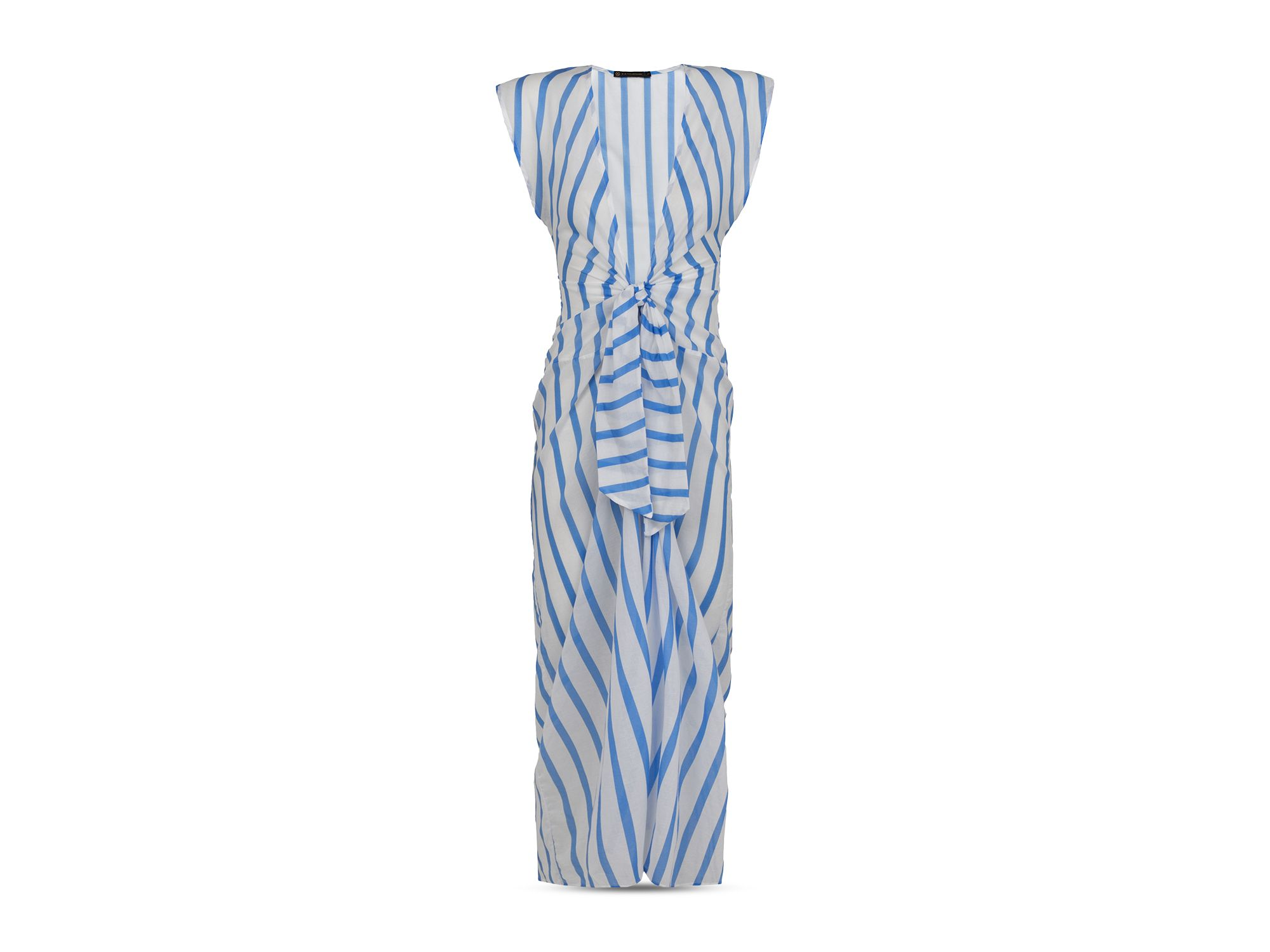 Sasha Stripe Long Swim Cover Up — Image 5
