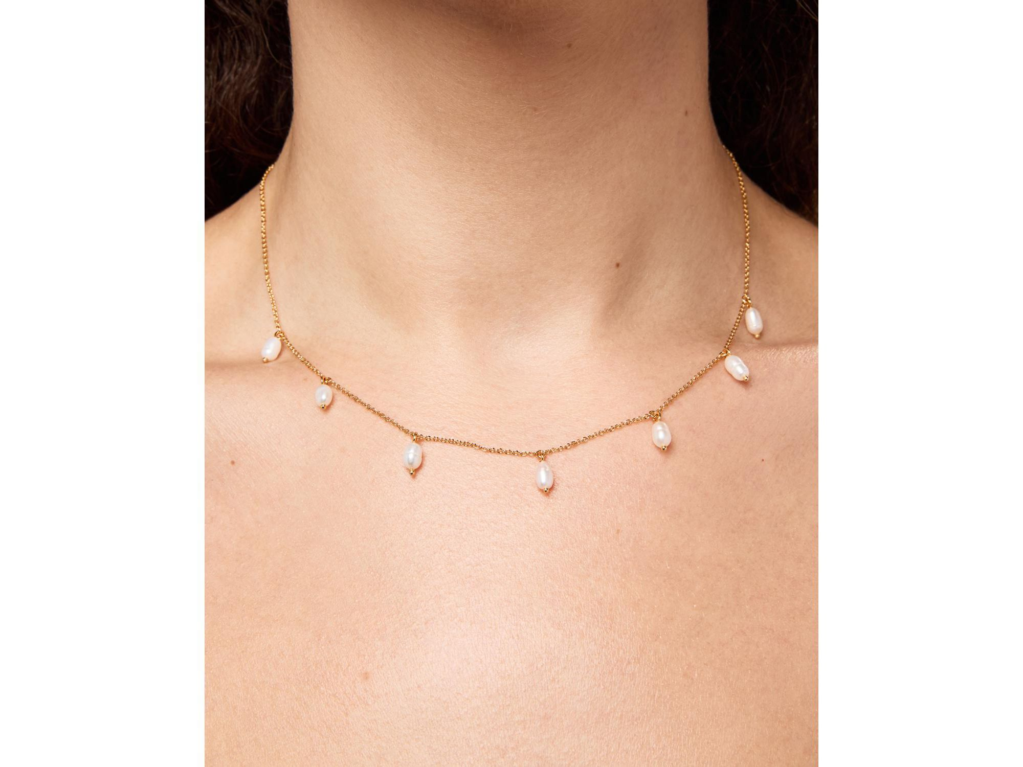 Loki Gold Pearl Necklace — Image 3