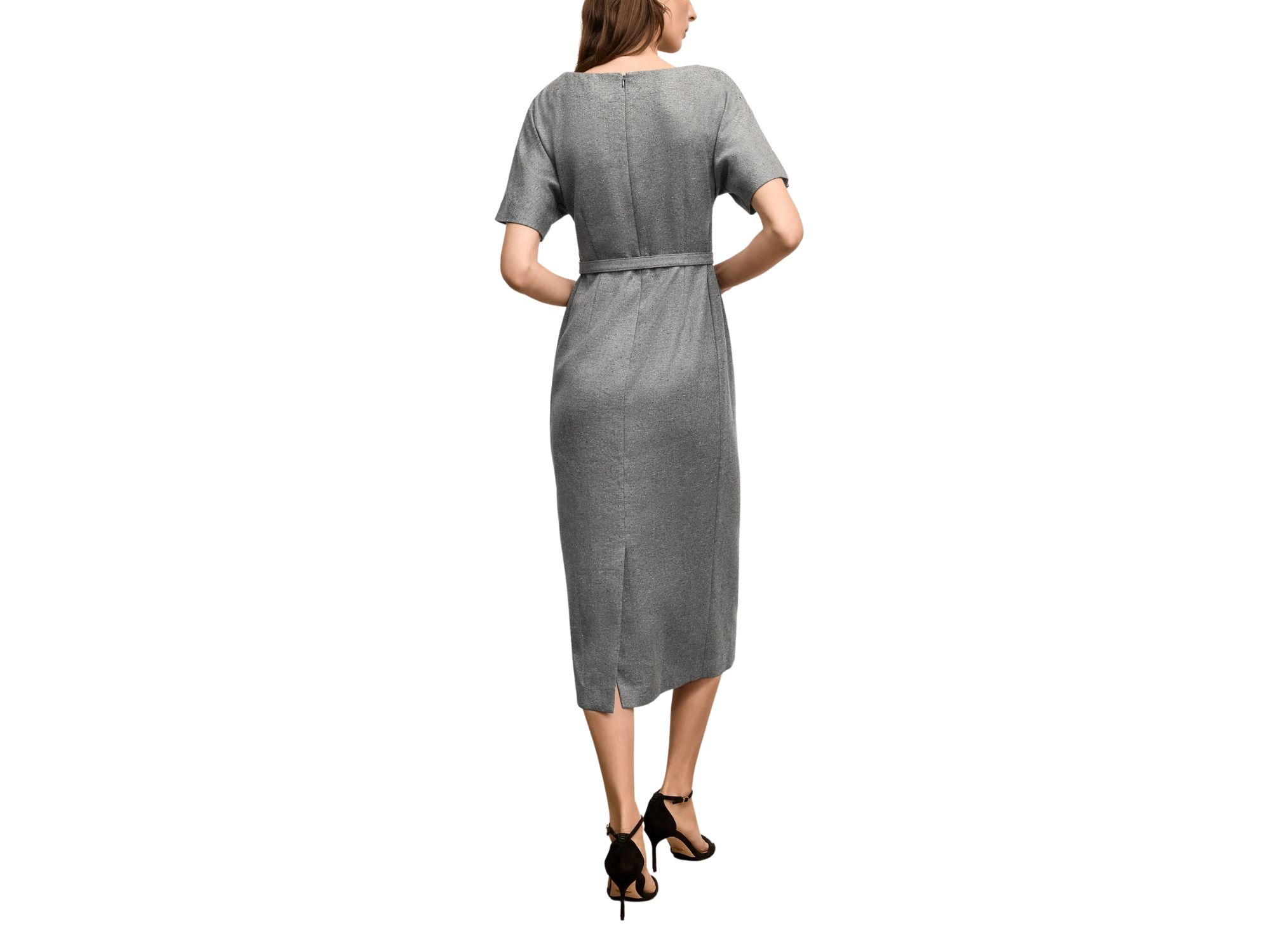 Meredith Slub Tweed Dress — Image 5