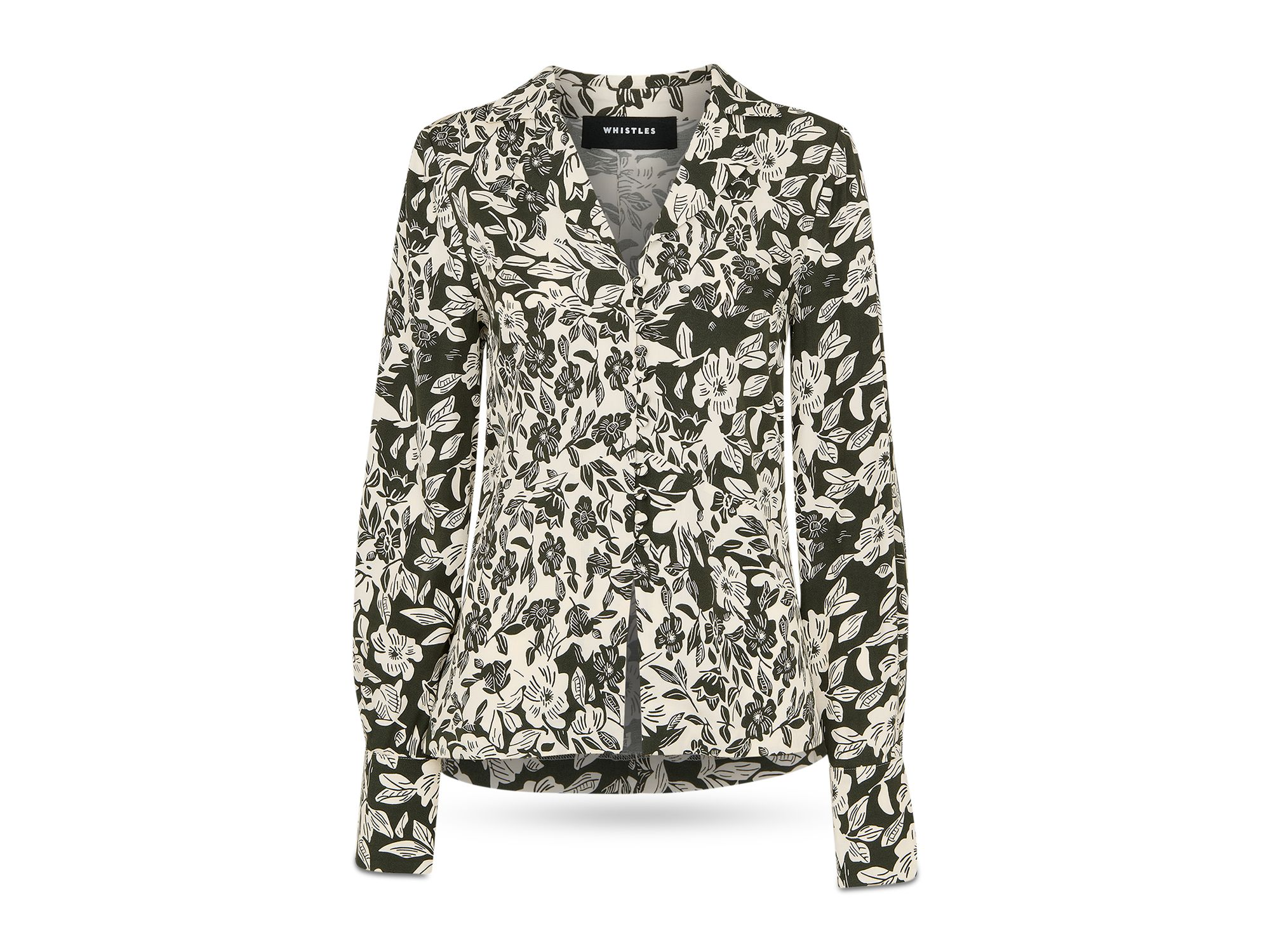 Cut Stems Button Down Blouse — Image 4