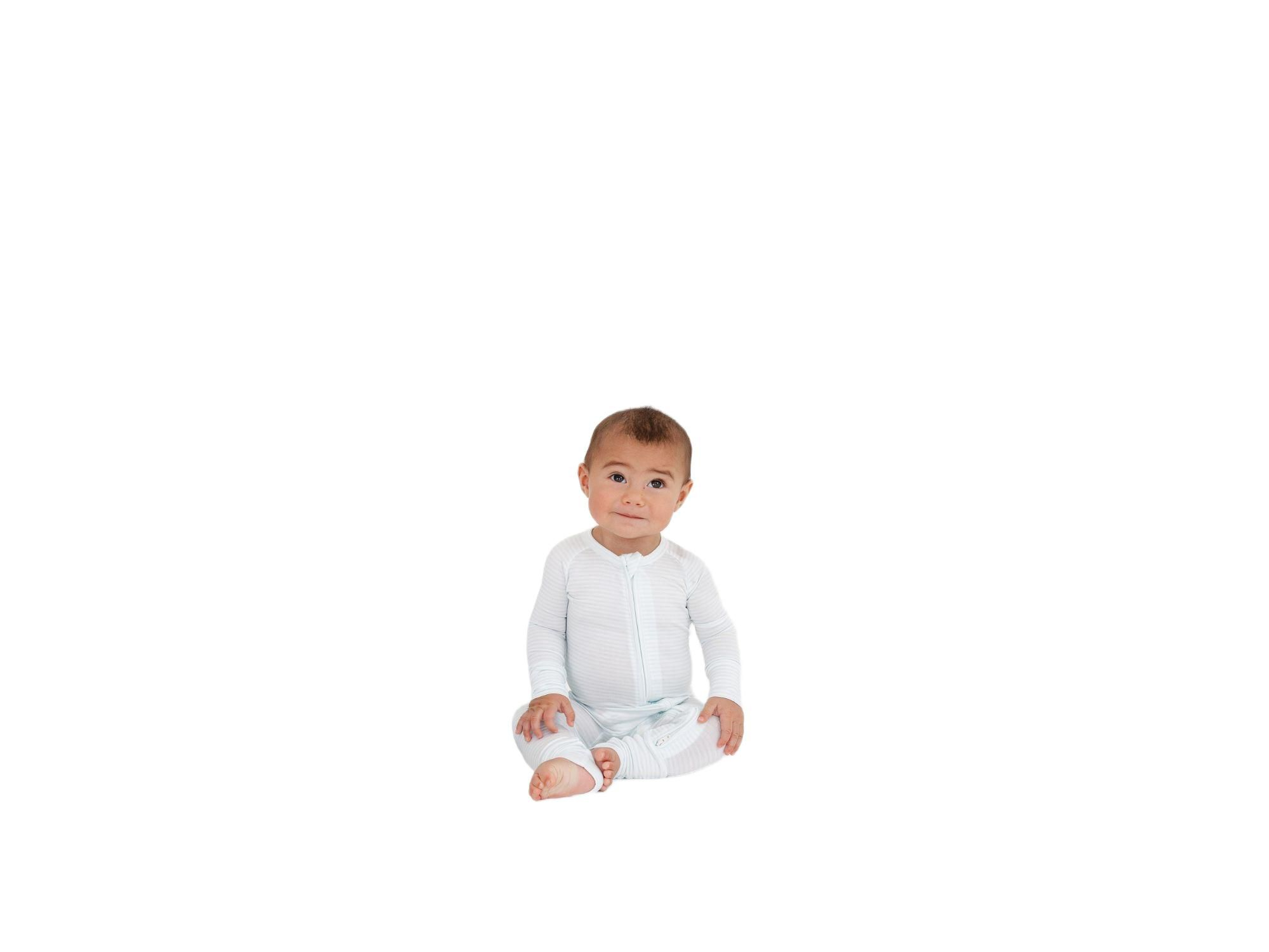 Boys' Cloud Stripe Bamboo Sleeper - Baby — Image 7