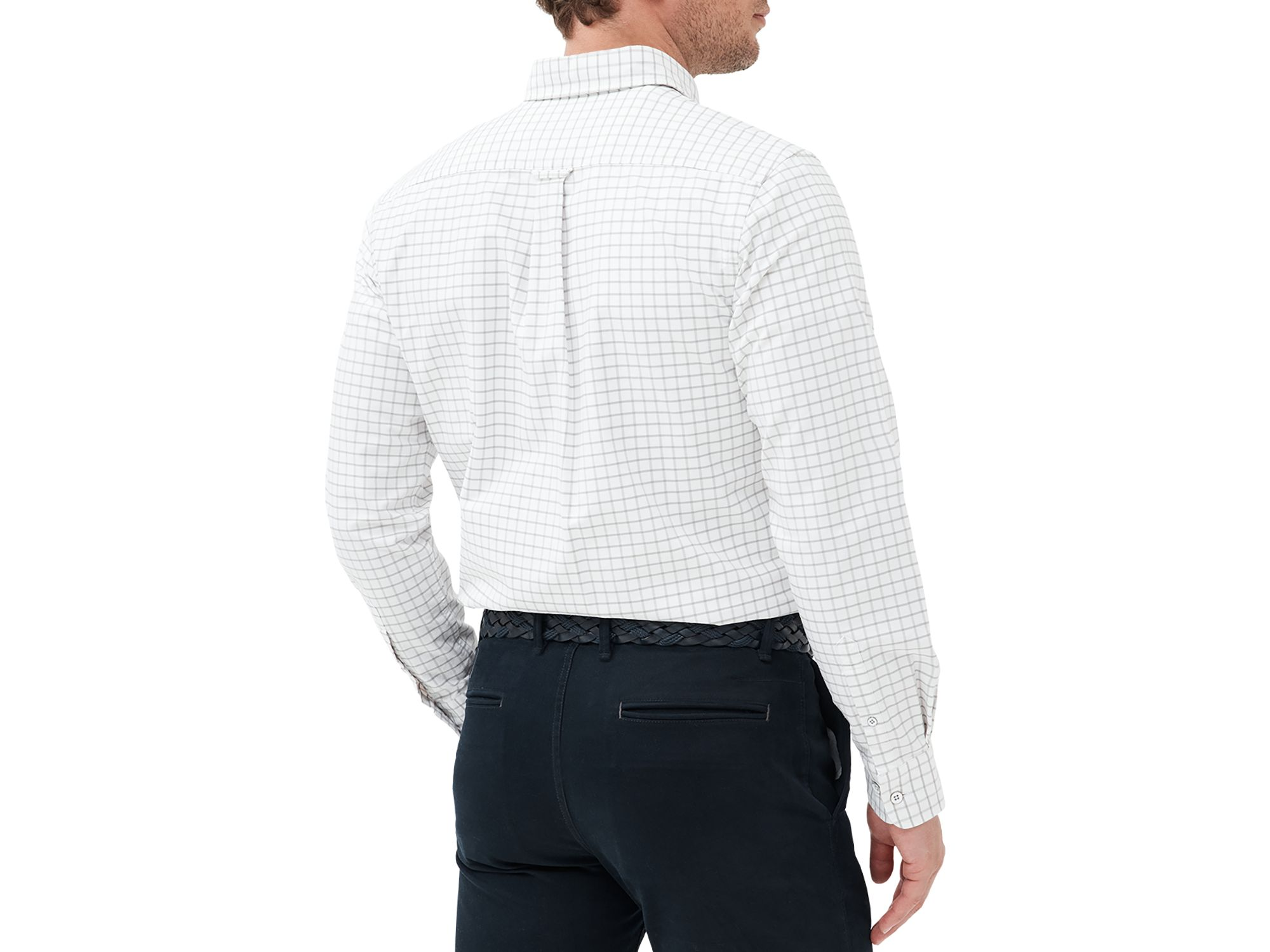 Gunn Check Oxford 3 Sports Fit Shirt — Image 3
