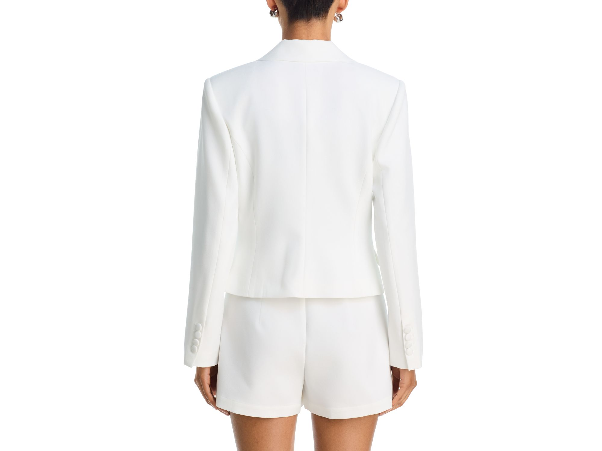 Tweed Short Sleeve Jacket & Mid Rise Shorts - Exclusive — Image 7