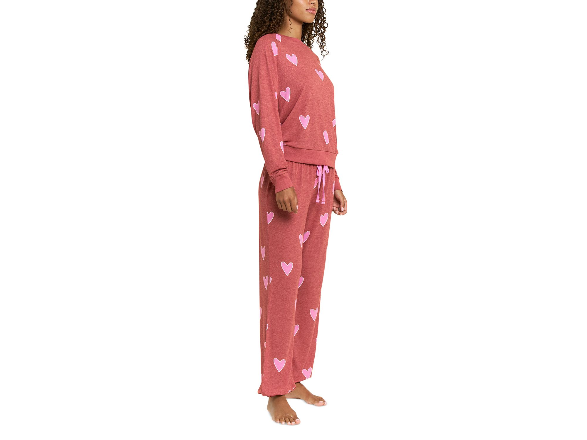 Star Seeker Lounge Set in Cherry Hearts — Image 4