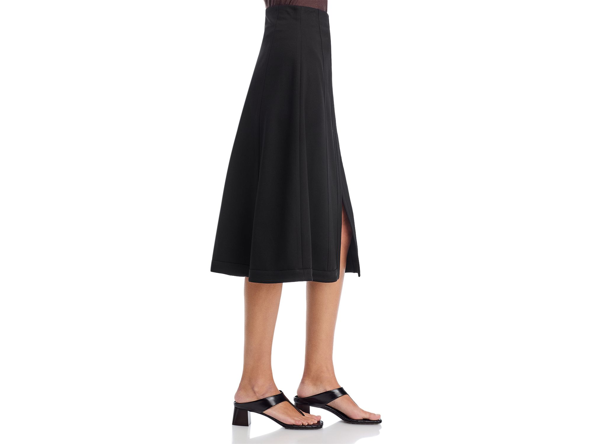 Slit Front A Line Skirt — Image 4
