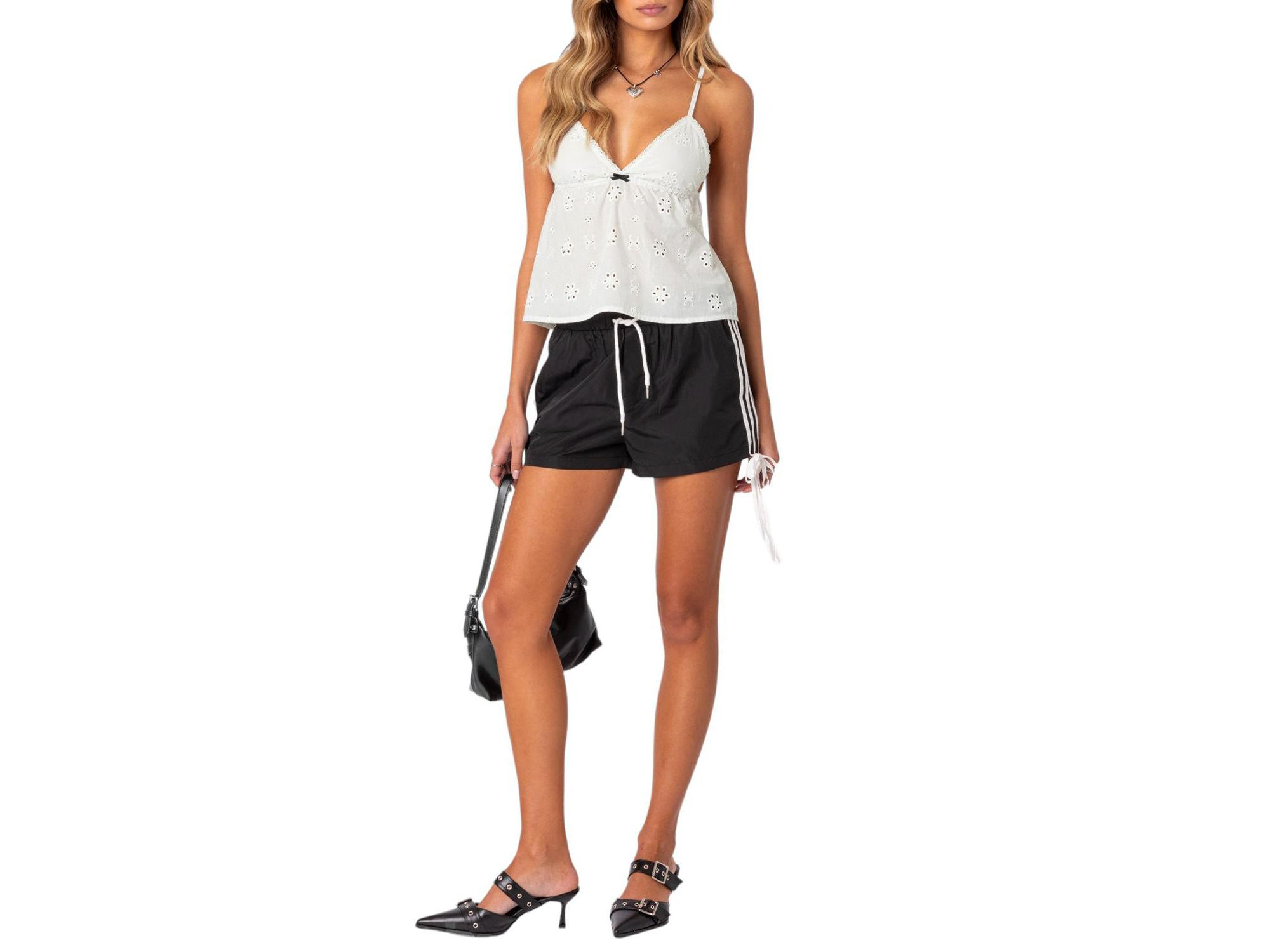 Emilie Eyelet Tank Top — Image 4