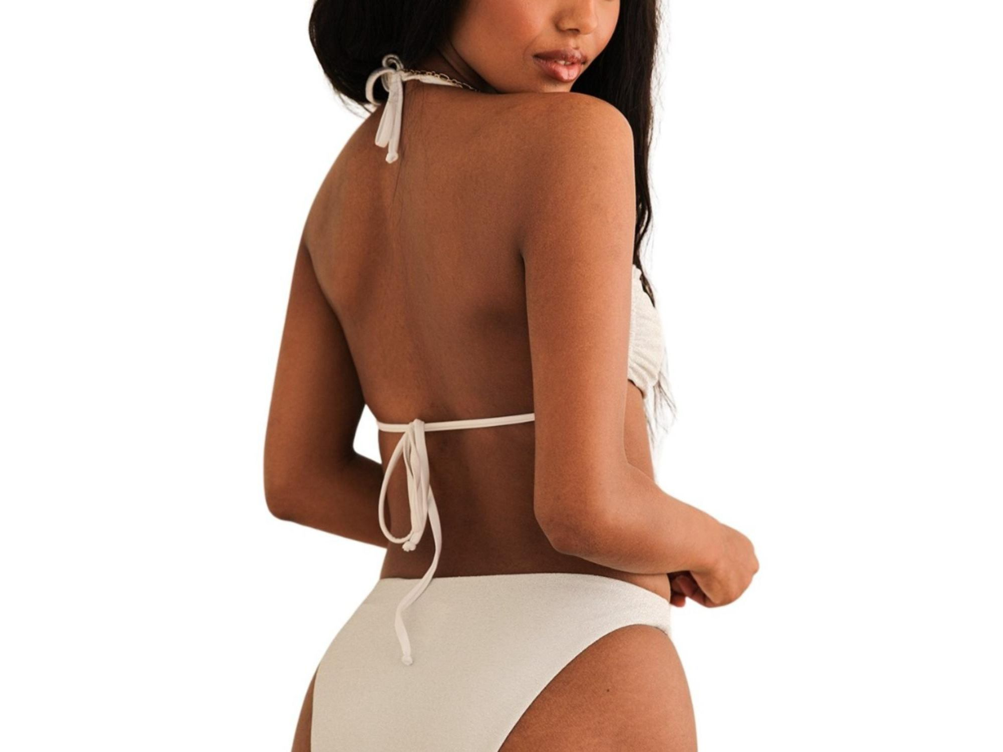 Valentina Tie Straps Bandeau Bikini Top — Image 3