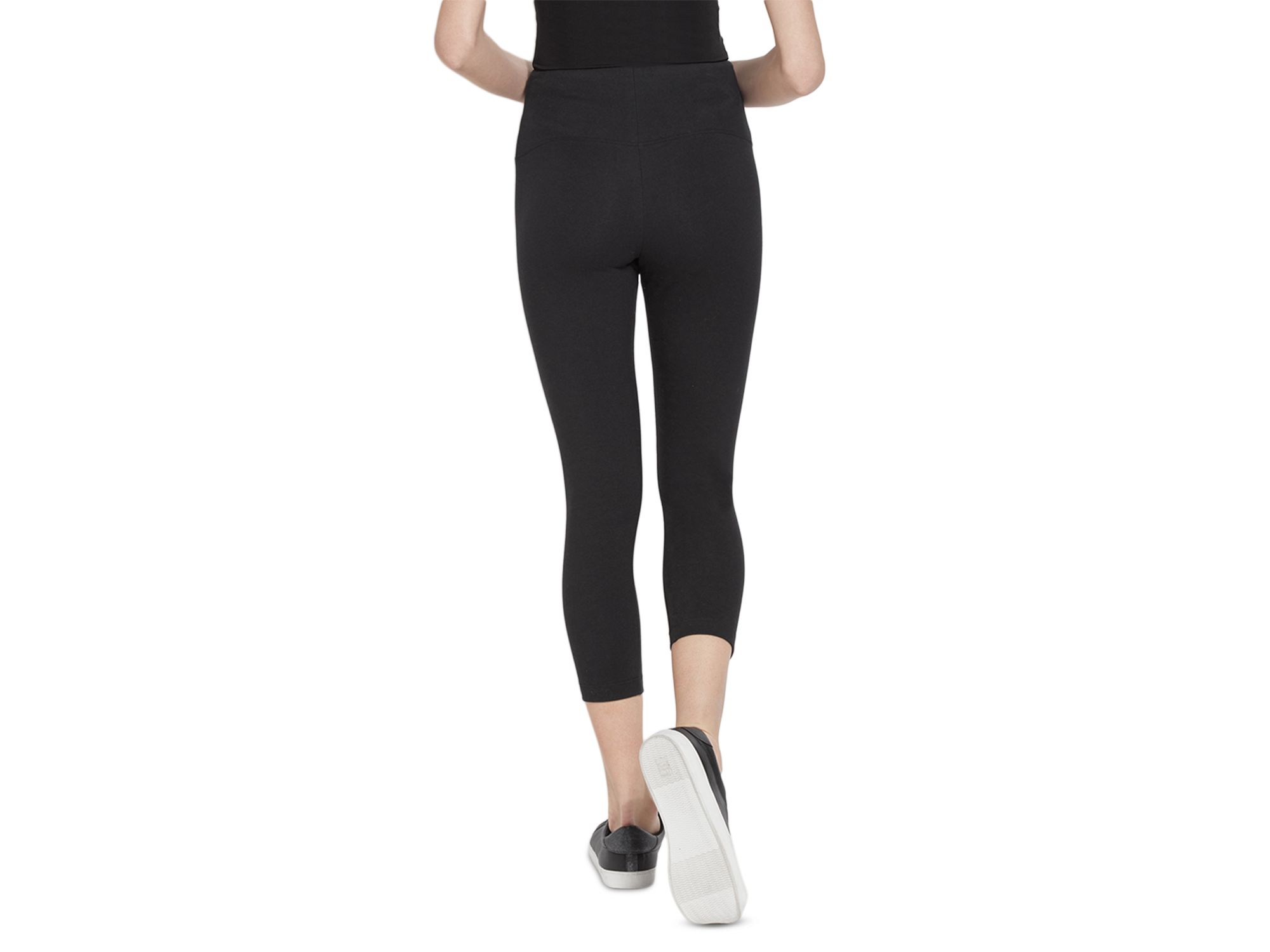 Cotton Stretch Cropped Leggings — Image 6