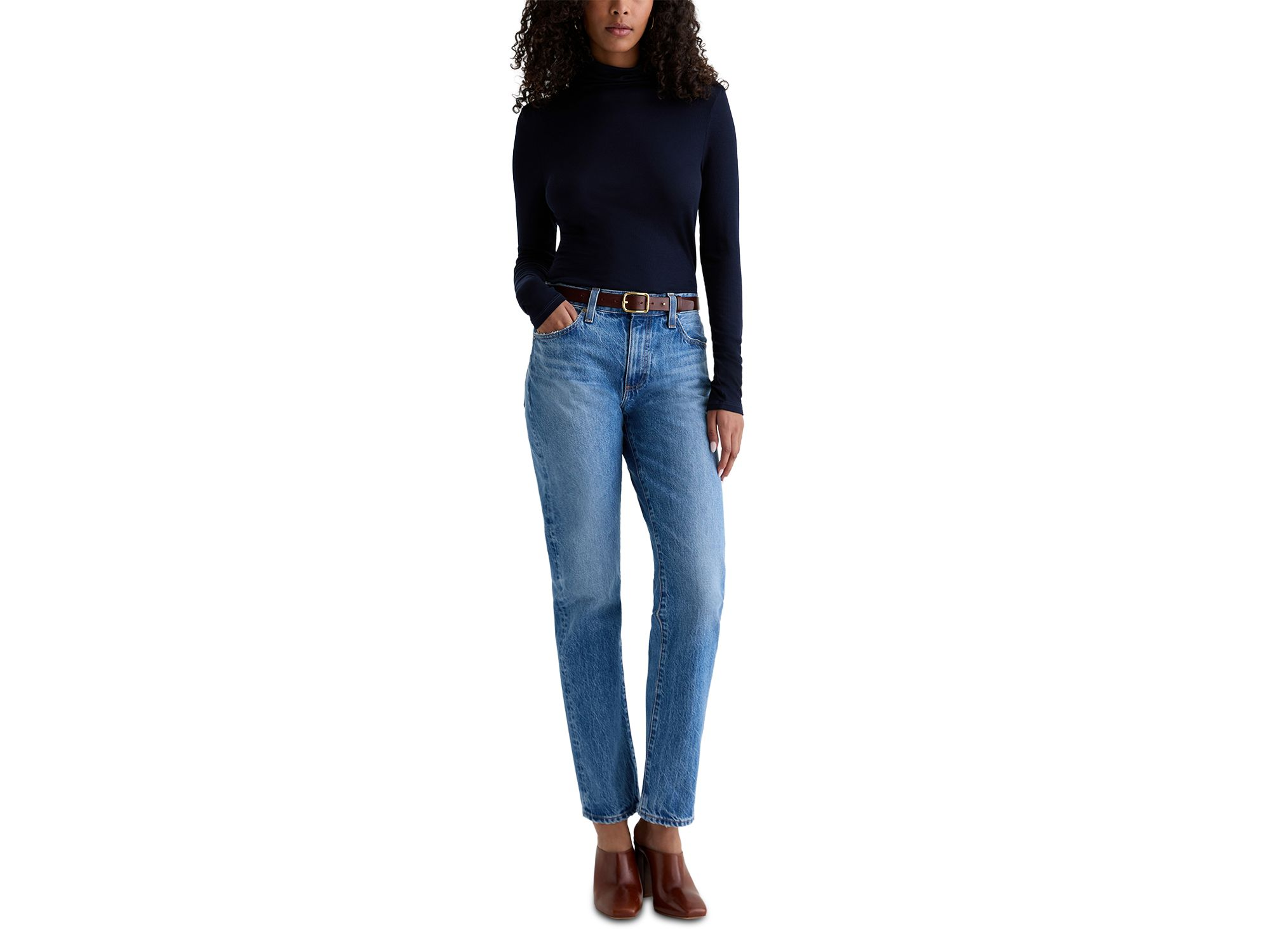 The Boyfriend Relaxed Fit Jeans in Candid — Image 7