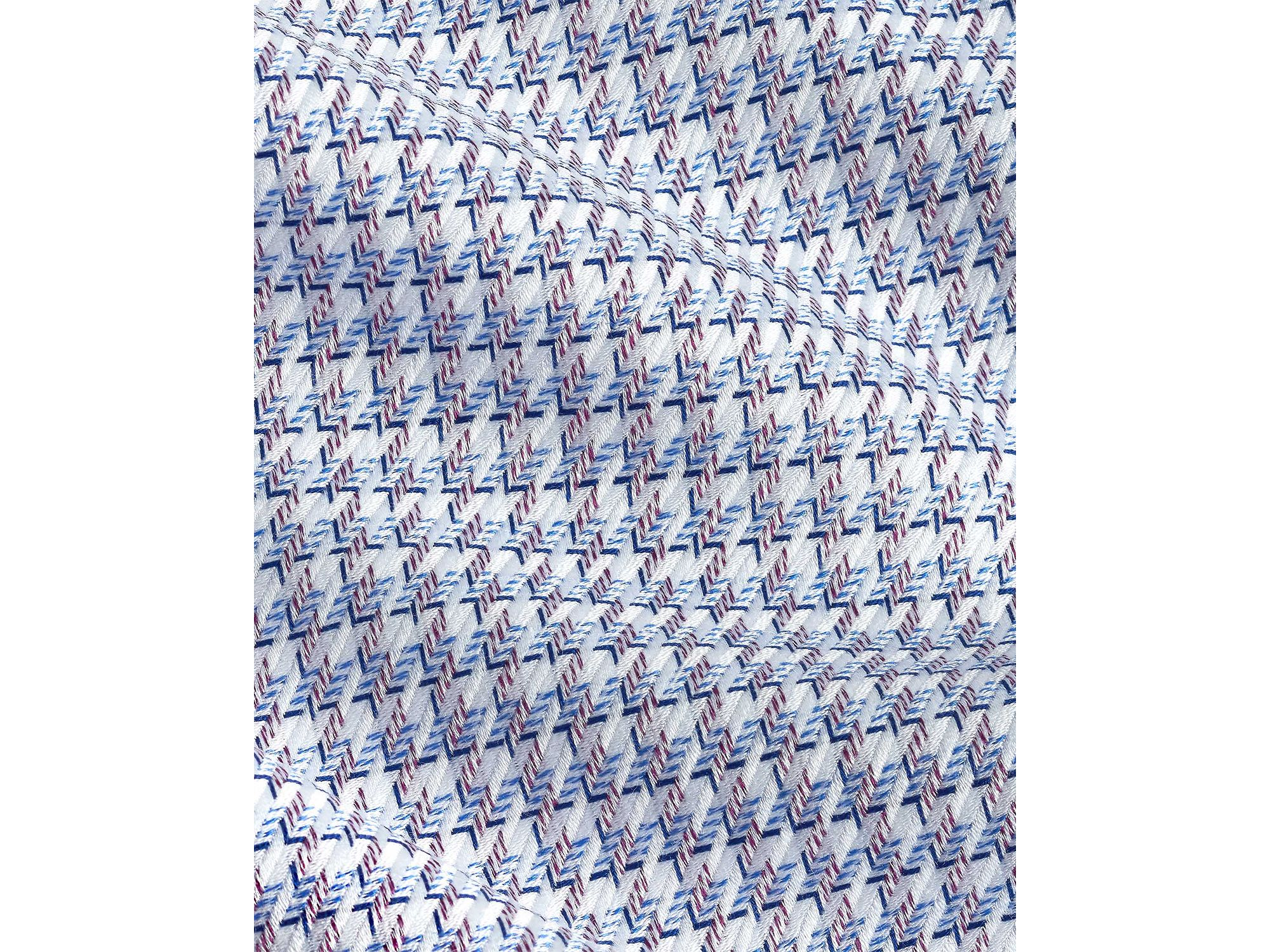 Trim Fit Twill Check Dress Shirt — Image 3