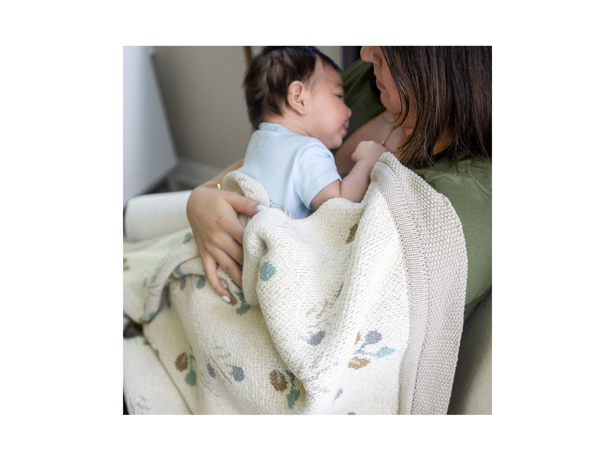 Avery Poppy Reversible Baby Blanket - Ages 0-36 Months — Image 5