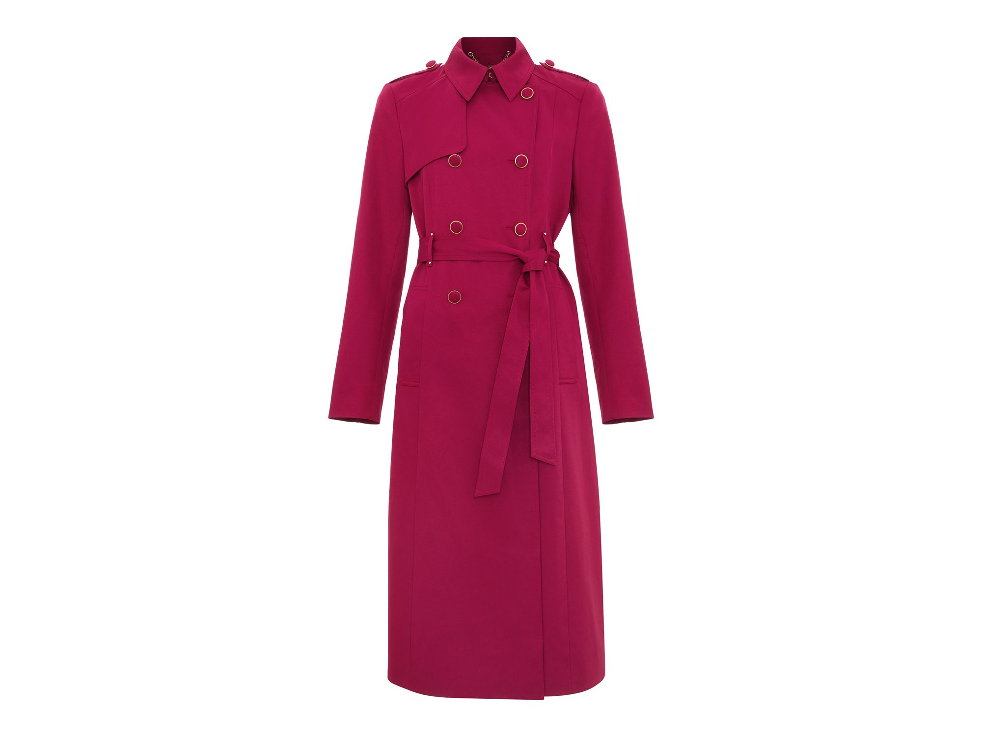 Cheryl Fitted Trench Button Up Jacket — Image 11