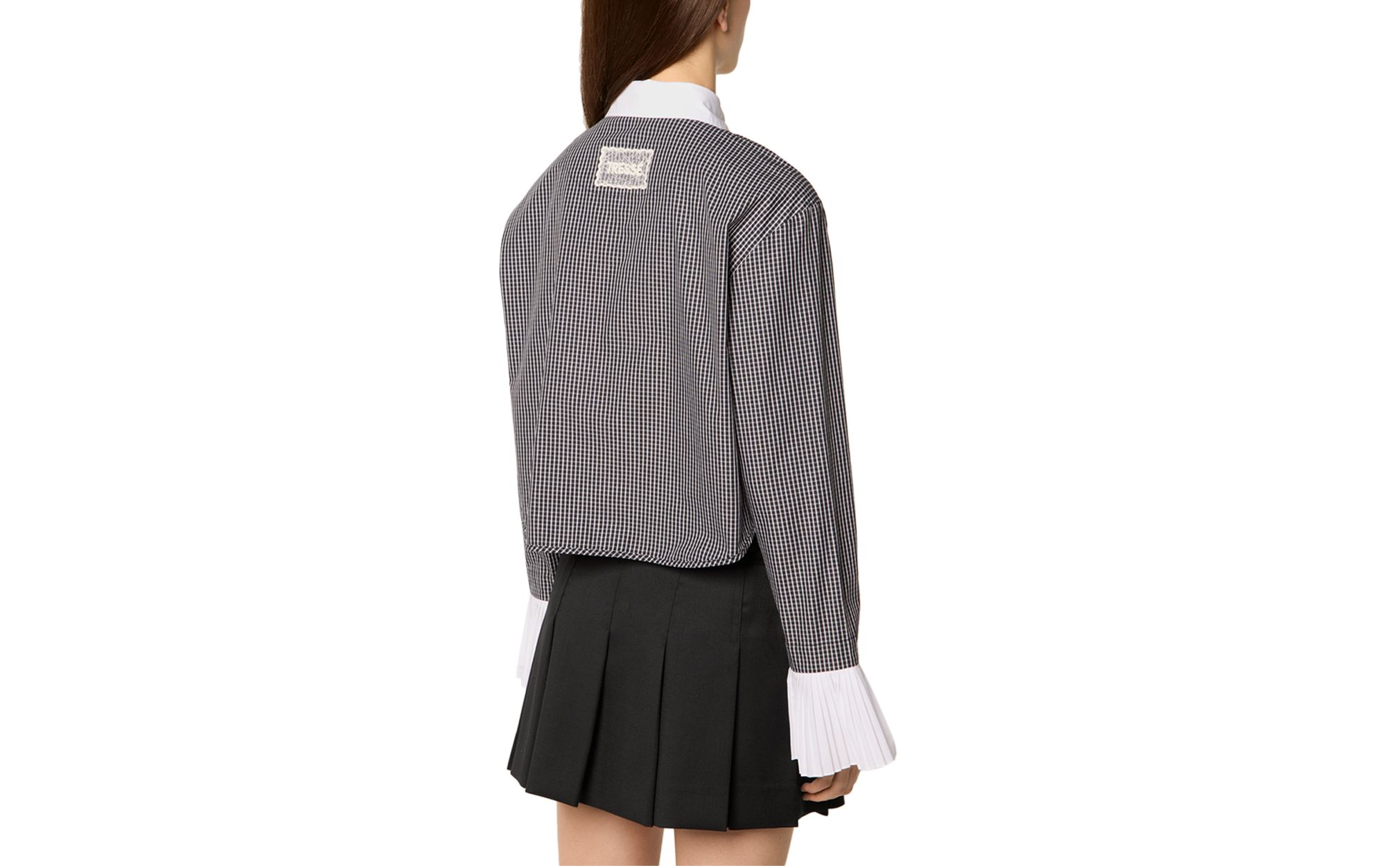 Cotton Shirt with Pleated Cuffs — Image 5