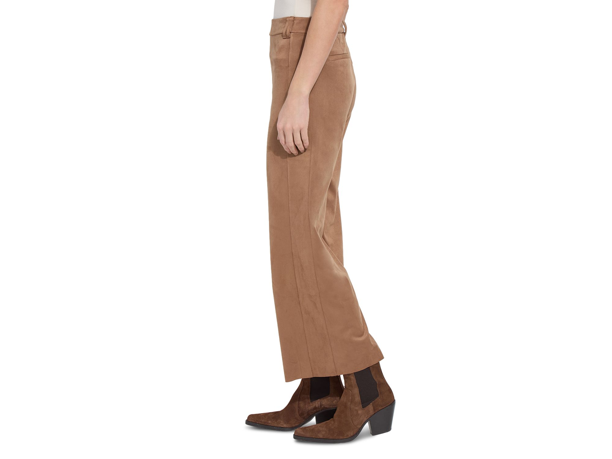 Vionette Faux Suede Pants — Image 5