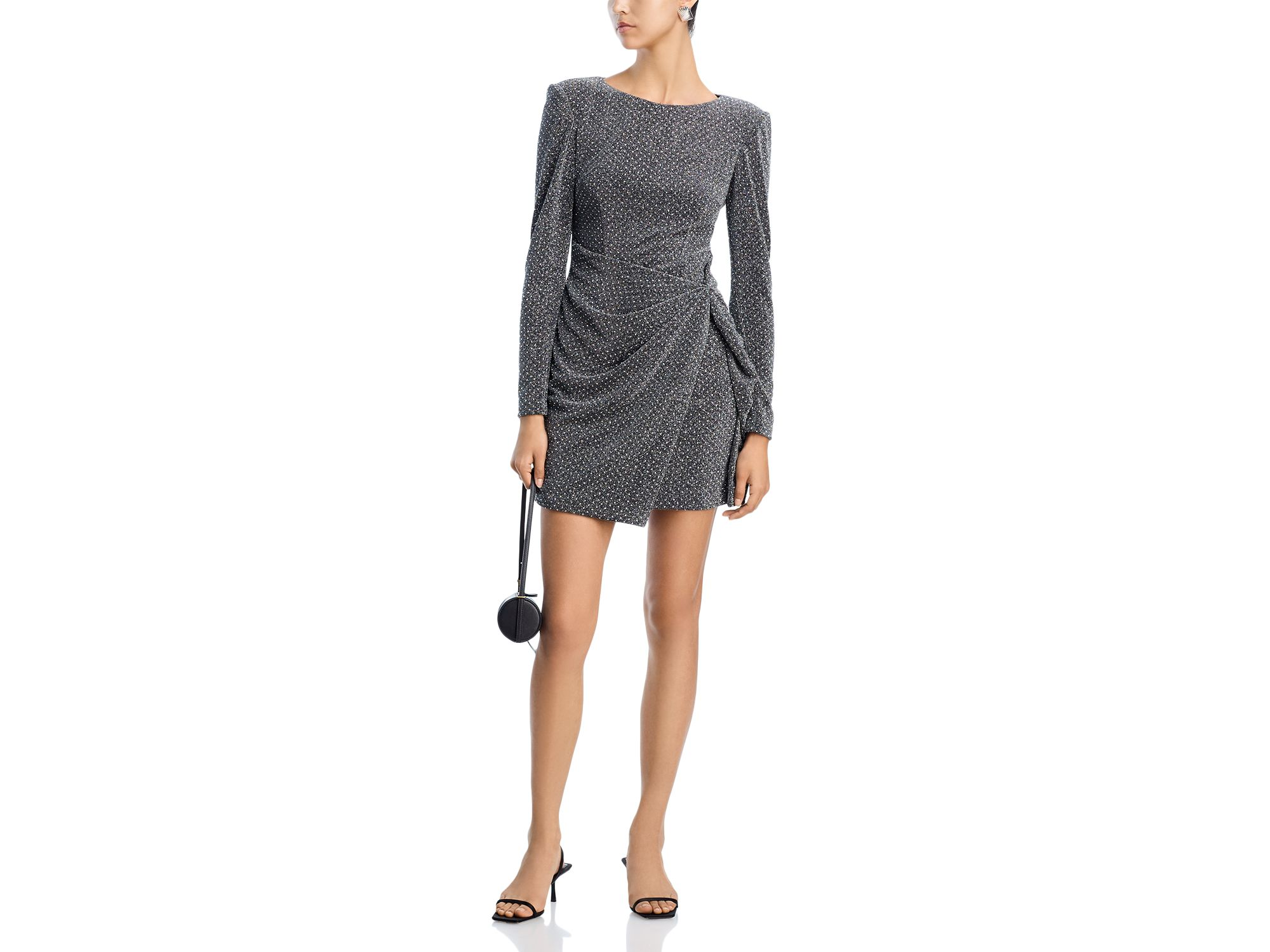 Studded Knit Mini Dress - Exclusive — Image 5