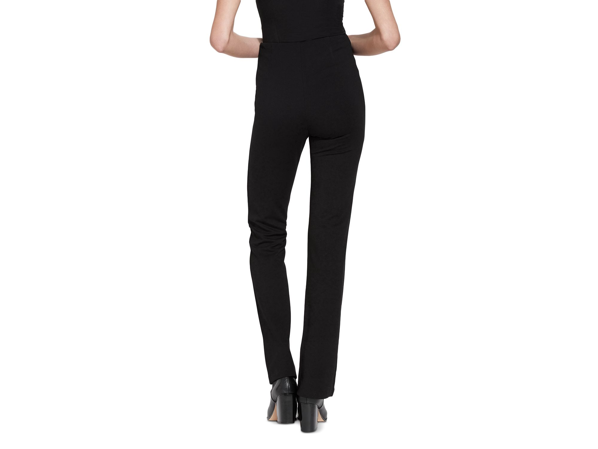 Elysse Wide-Leg Ponte Pants — Image 7