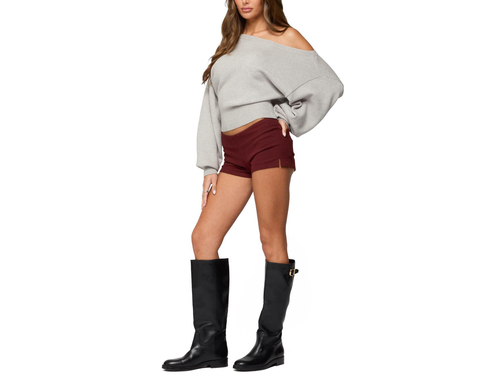 Ravenna Off Shoulder Sweater — Image 3