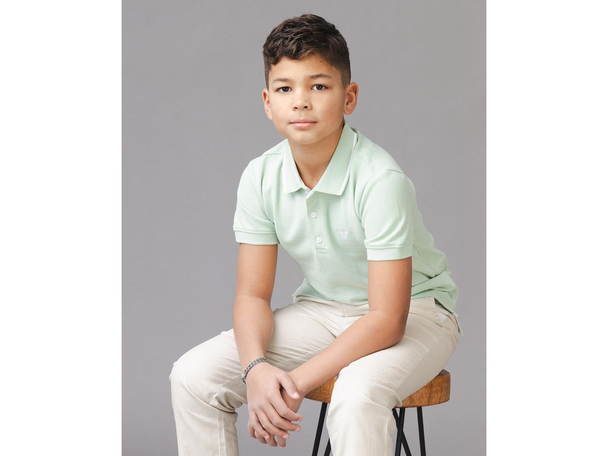 Boys' Organic Short Sleeve Knit Pique Polo Shirt - Little Kid, Big Kid — Image 4
