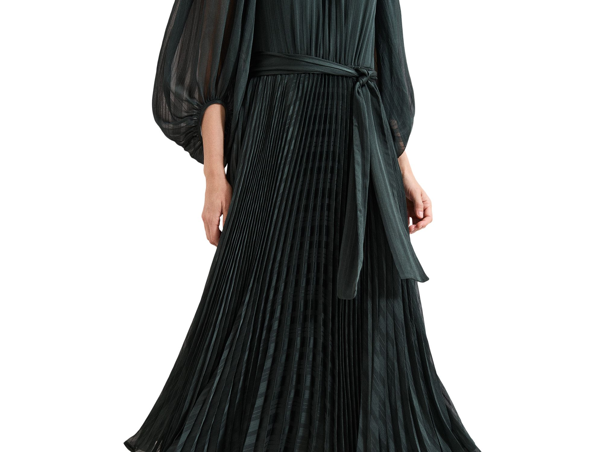 Lucie Pleat Dress — Image 5