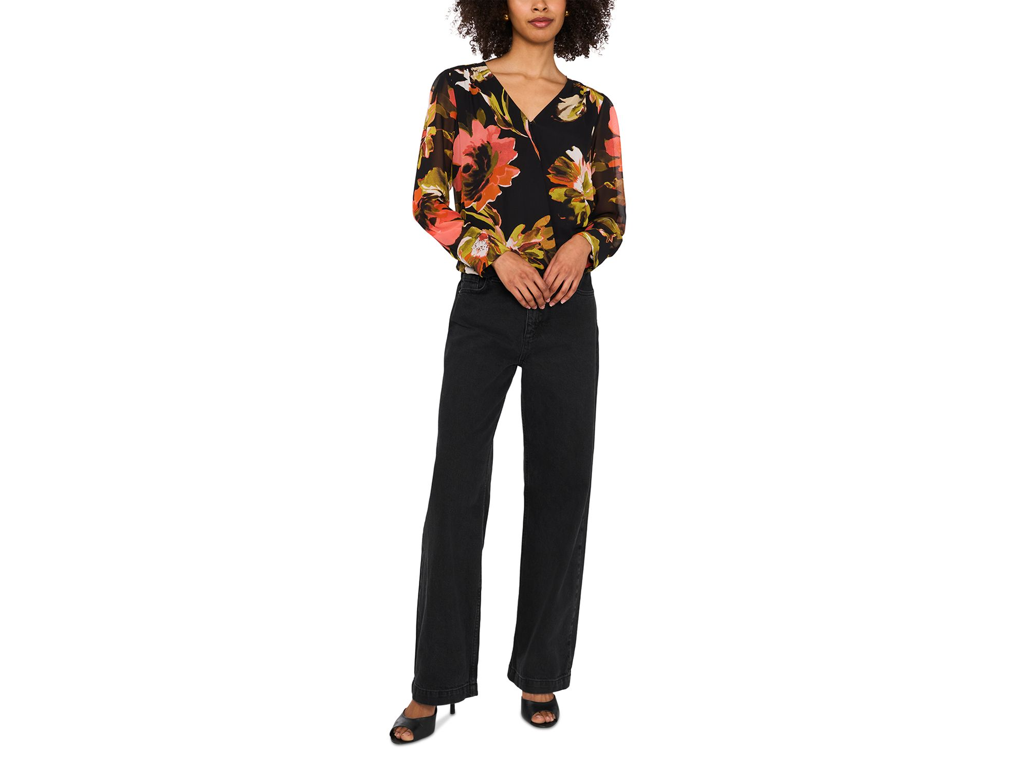 Wrapped Long Sleeve Blouse — Image 4